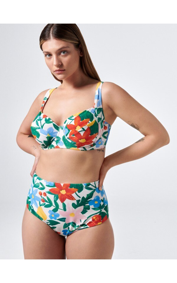Majtki Bikini Z Wysokim Stanem Reserved Q X