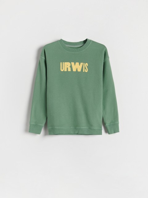 Sweat oversize avec slogan