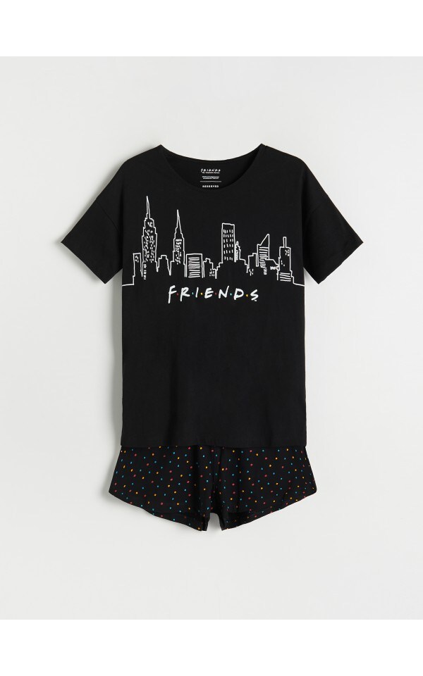 Buy online! Ensemble de pyjama deux pièces Friends, RESERVED, 7771K-99X