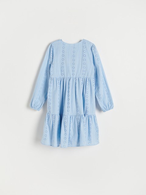 Broderie anglaise pattern dress