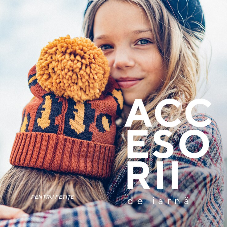 Winter accessories collection for GIRLS - glves, scarves, hats - AW19