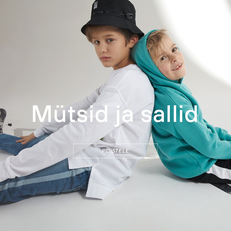Spring accessories collection for BOYS - scarves and hats - SS20