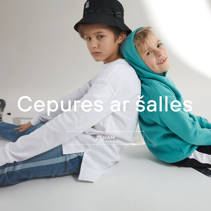 Spring accessories collection for BOYS - scarves and hats - SS20