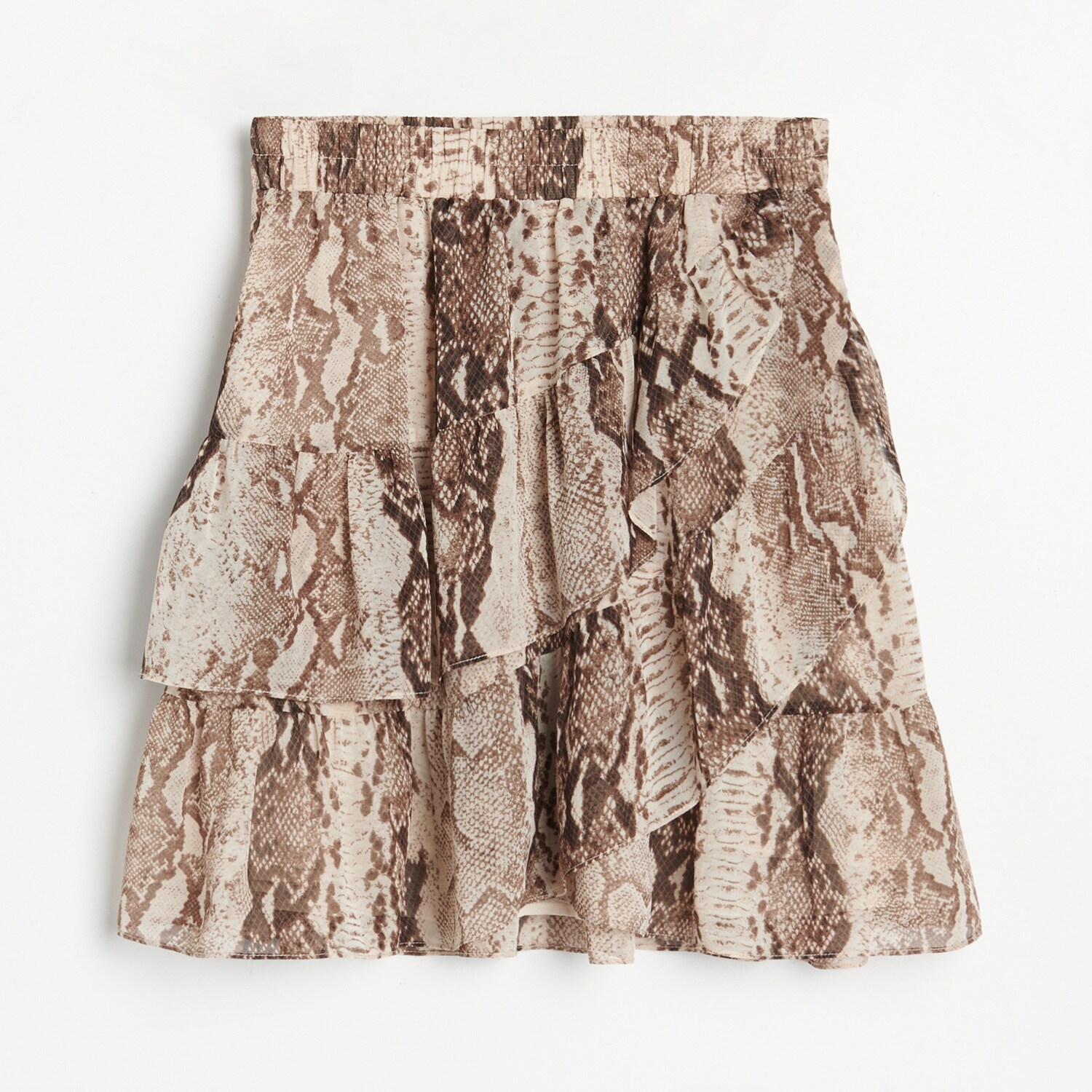 Šifónová volánová sukňa