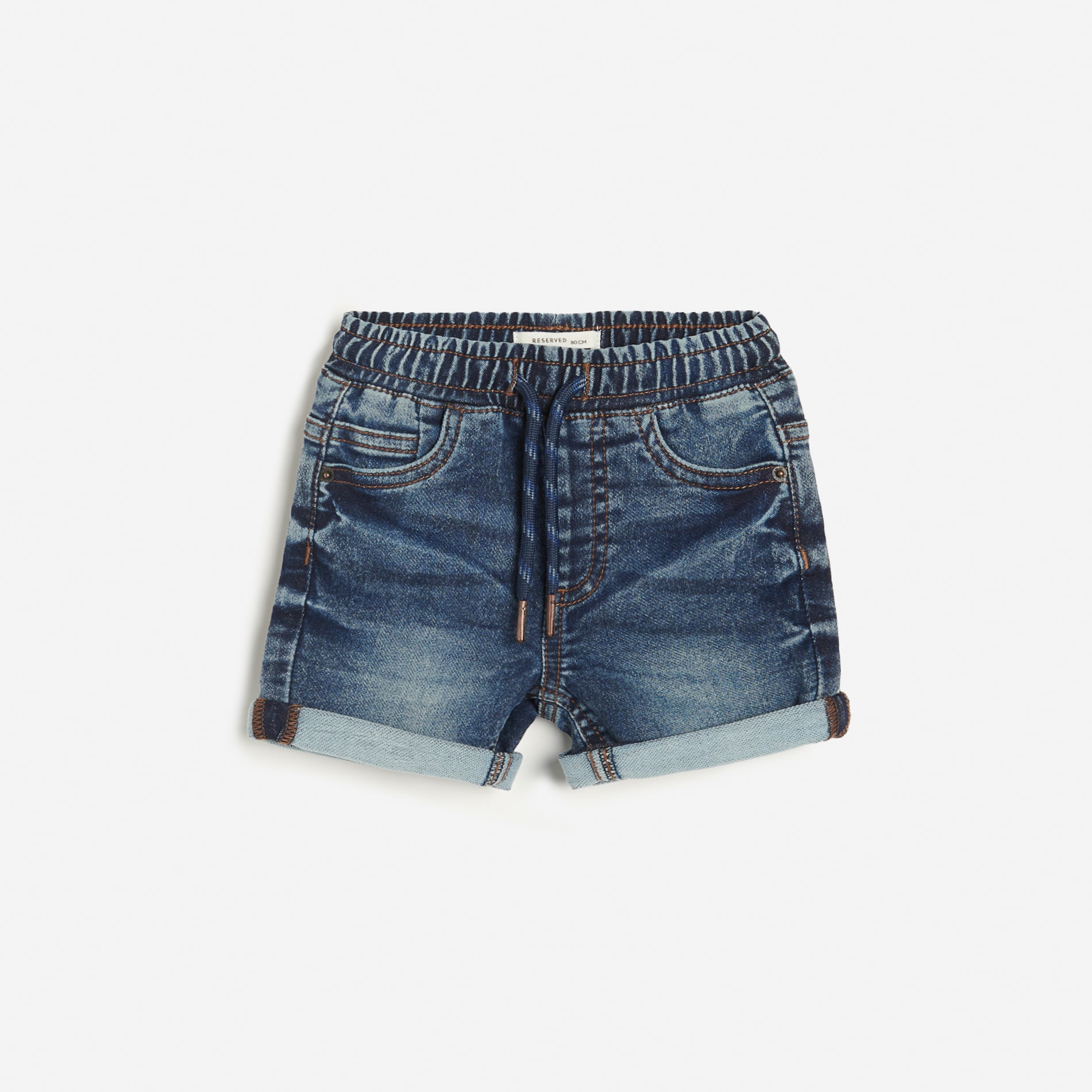 Denimové šortky s vreckami