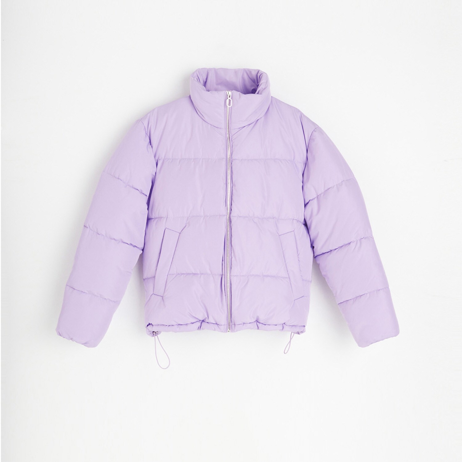 Prešívaná bunda s golierom