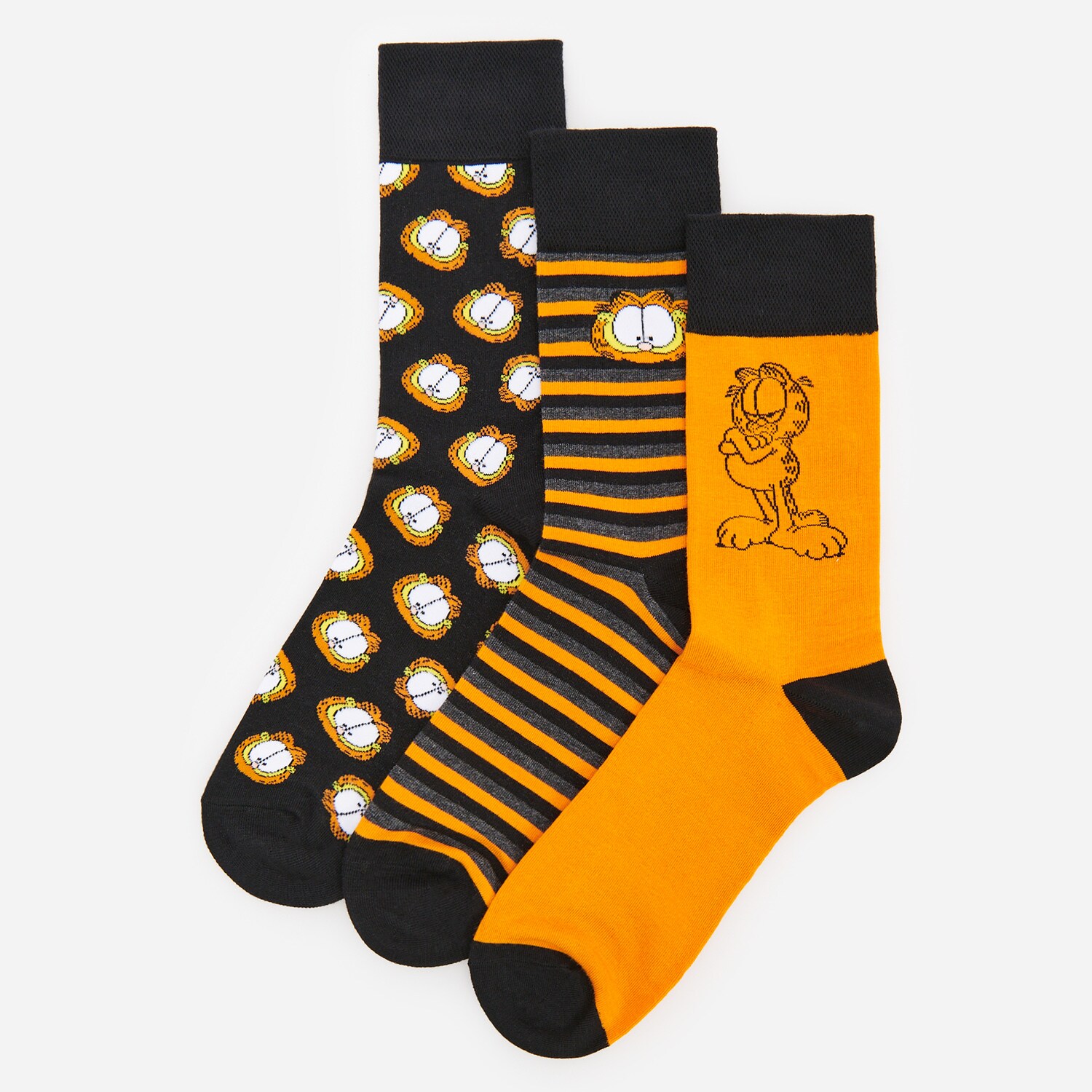 Súprava 3 párov ponožiek Garfield