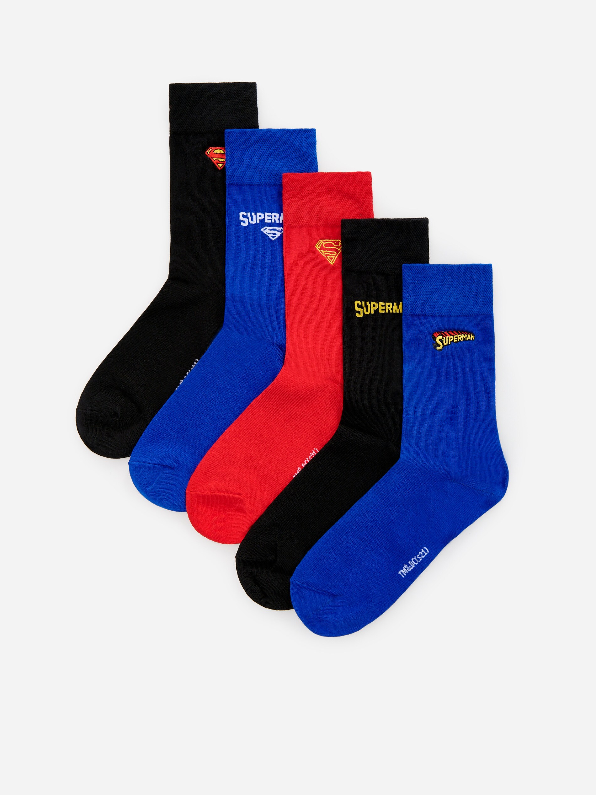 Súprava 5 párov ponožiek Superman