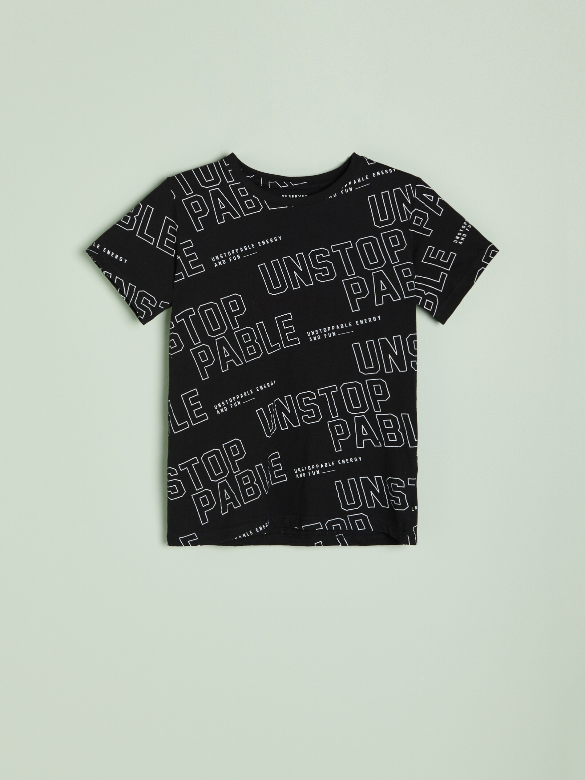 Bavlnené tričko s nápismi