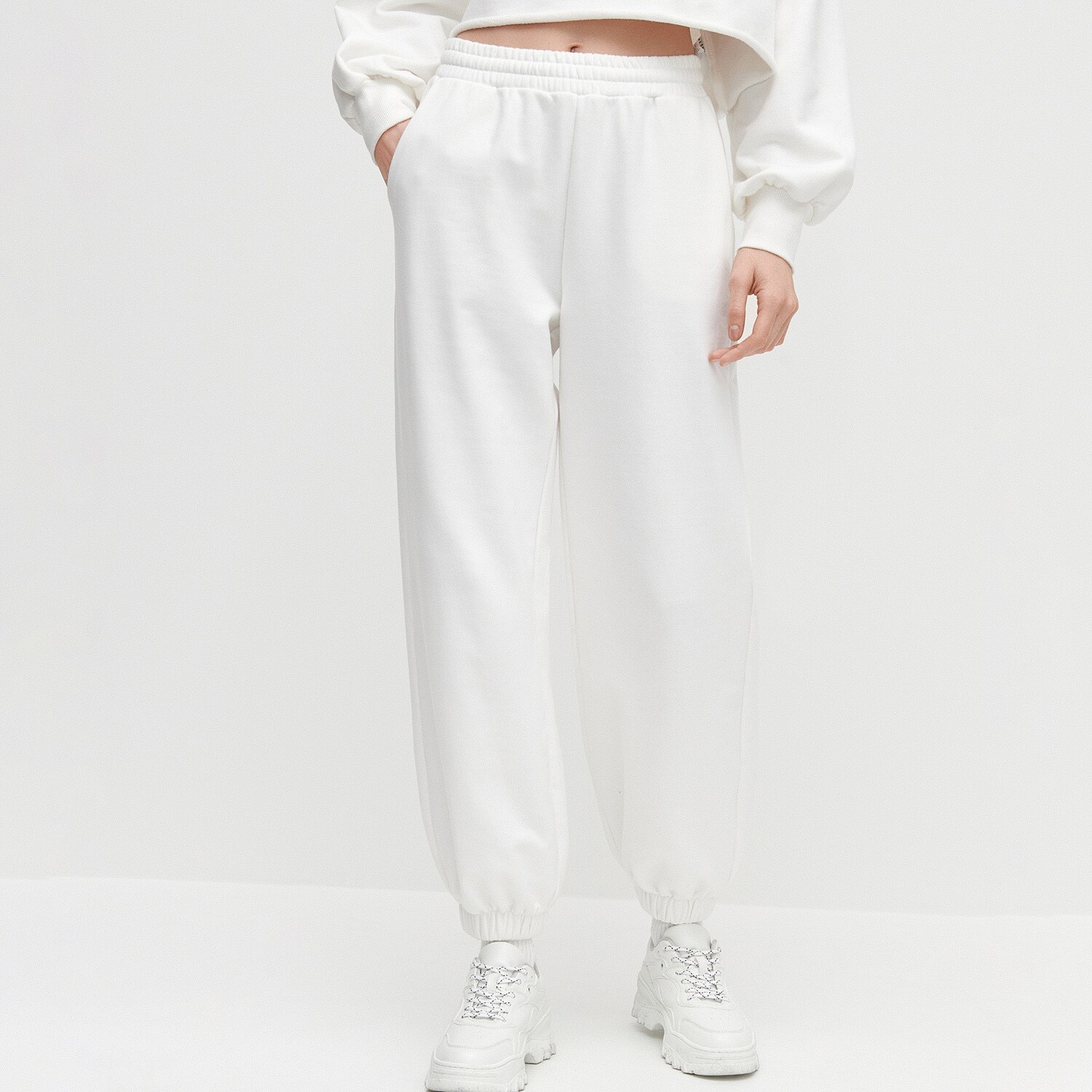 Nohavice z teplákového úpletu