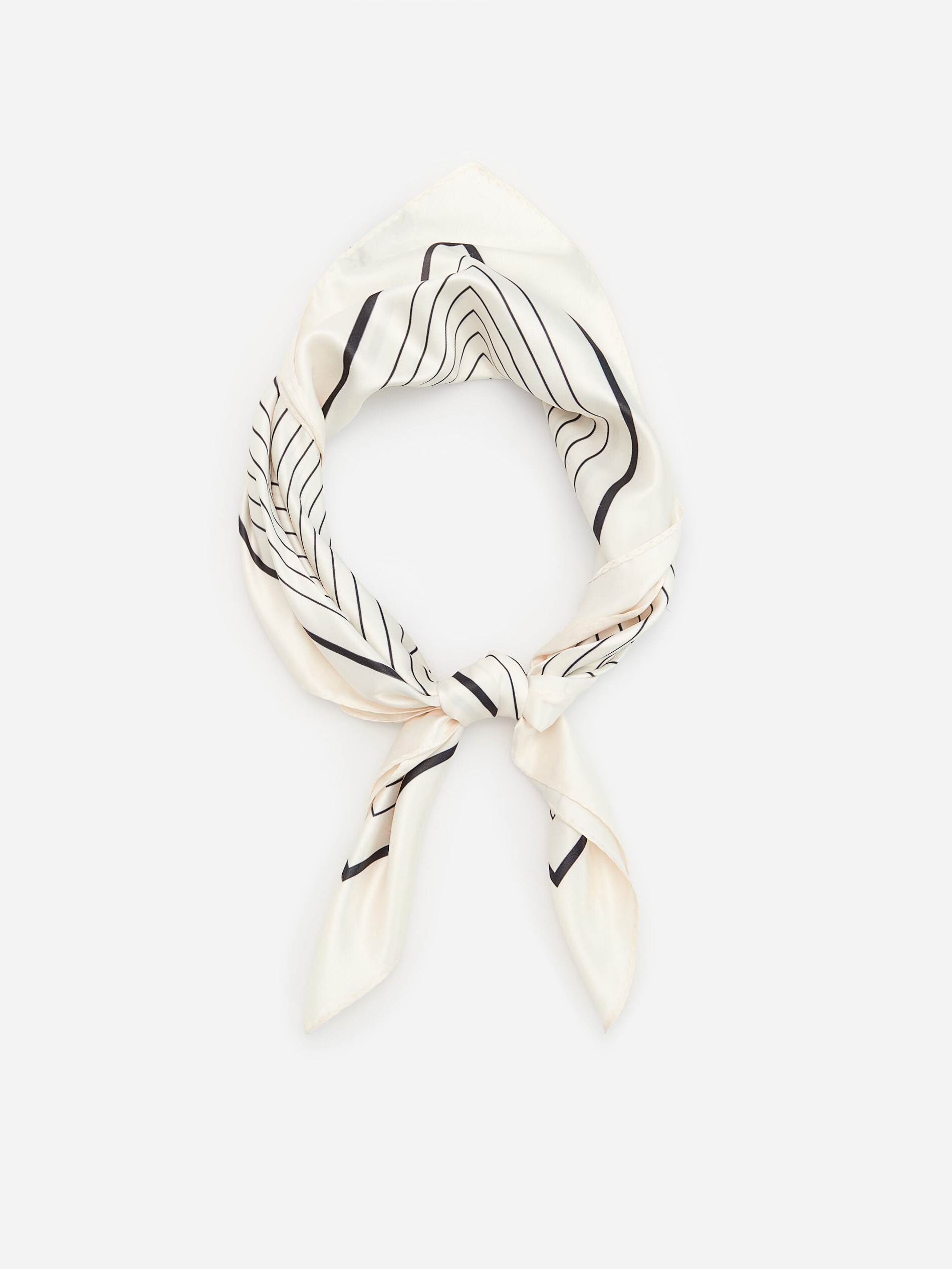 Šatka s geometrickými vzormi