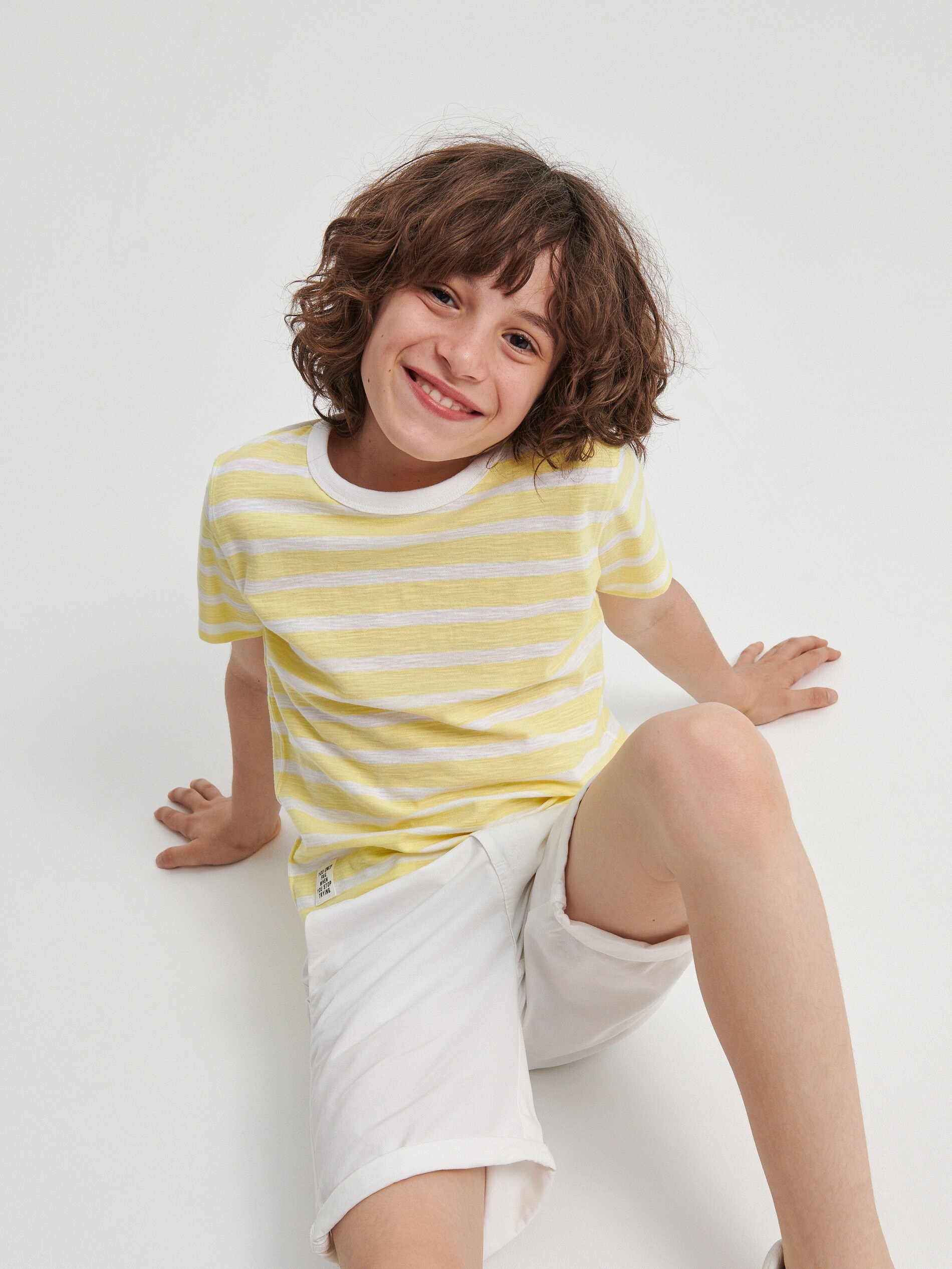 Bavlnené prúžkované tričko