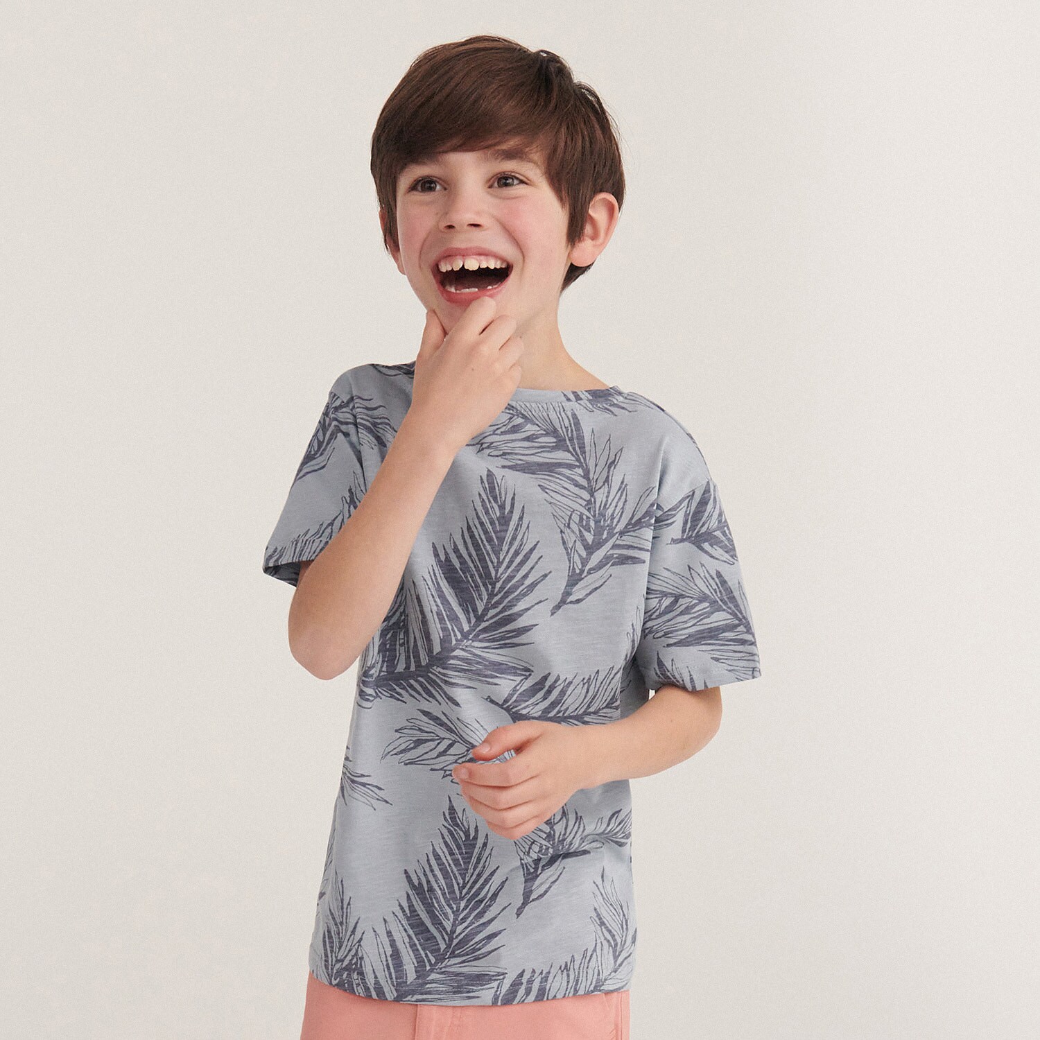 Tričko s tropickým vzorom