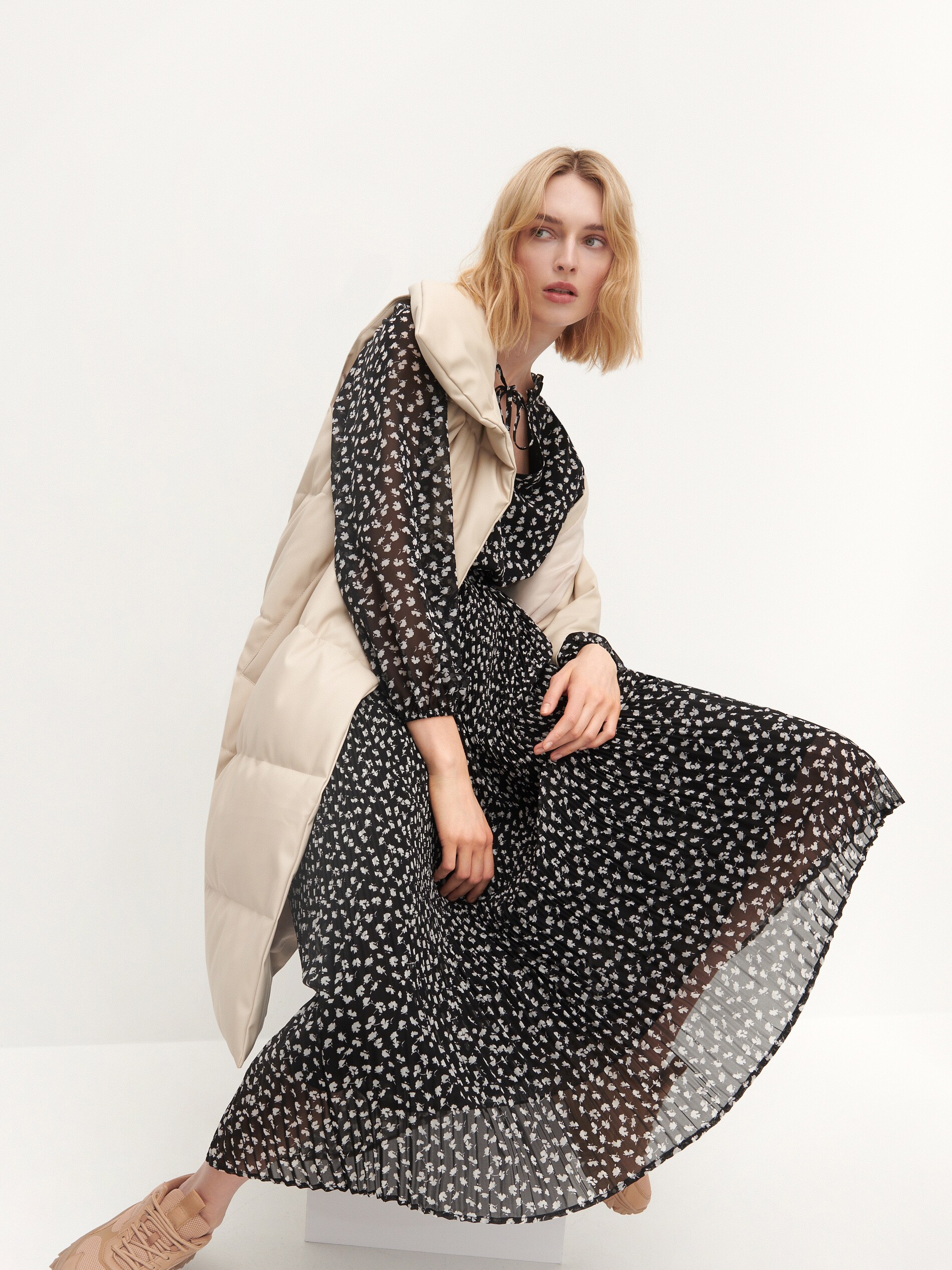 Šifónové midišaty