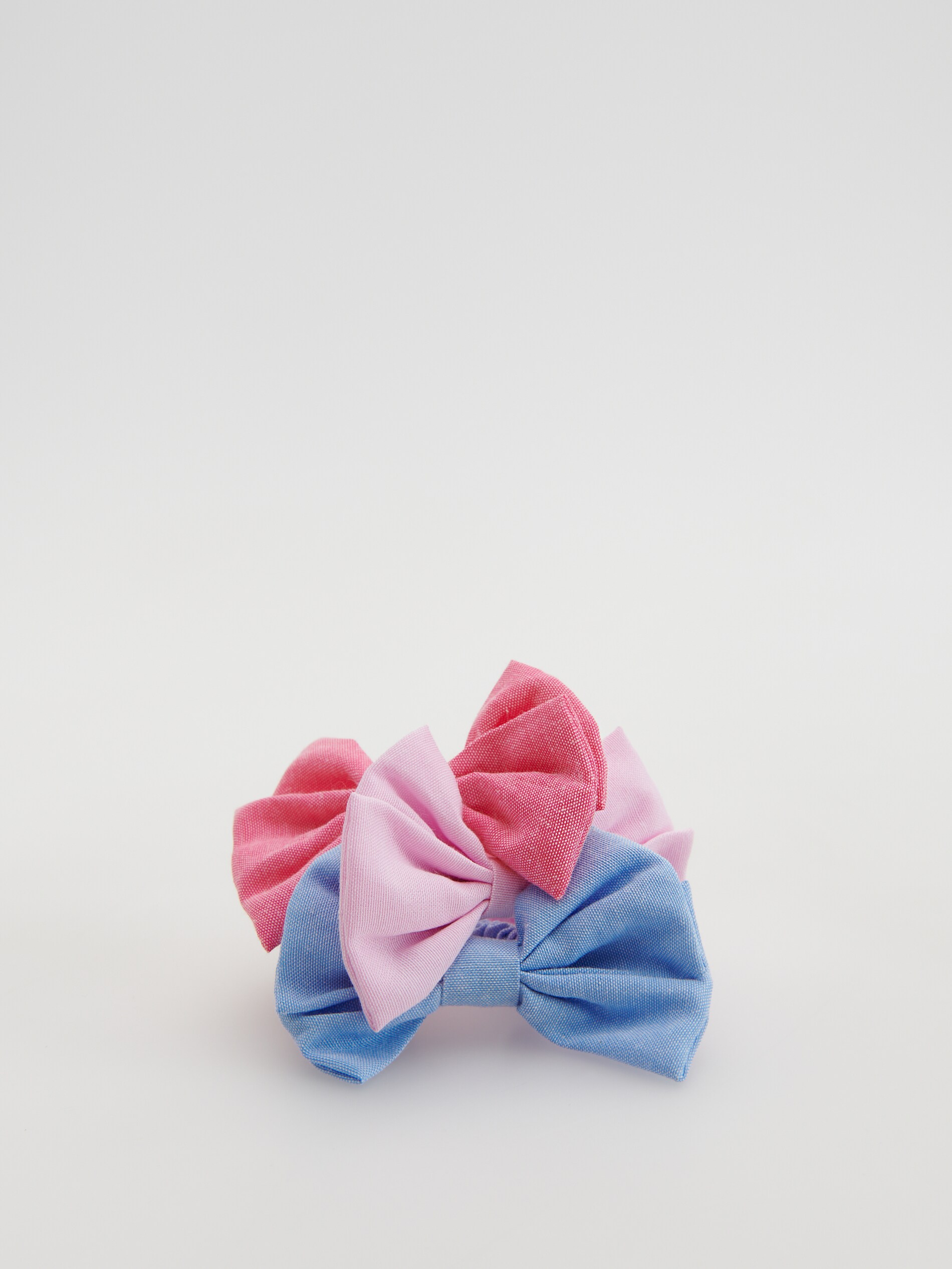 Súprava 3 gumičiek do vlasov s mašličkou