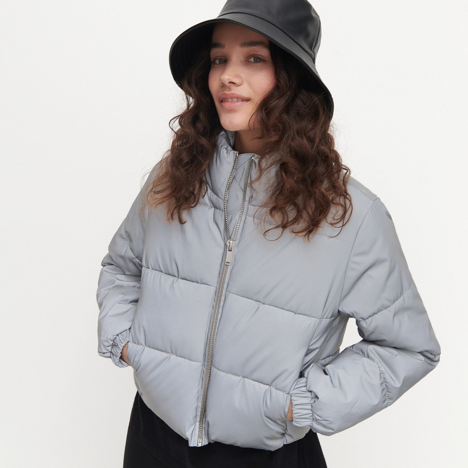 Bunda z reflexnej látky