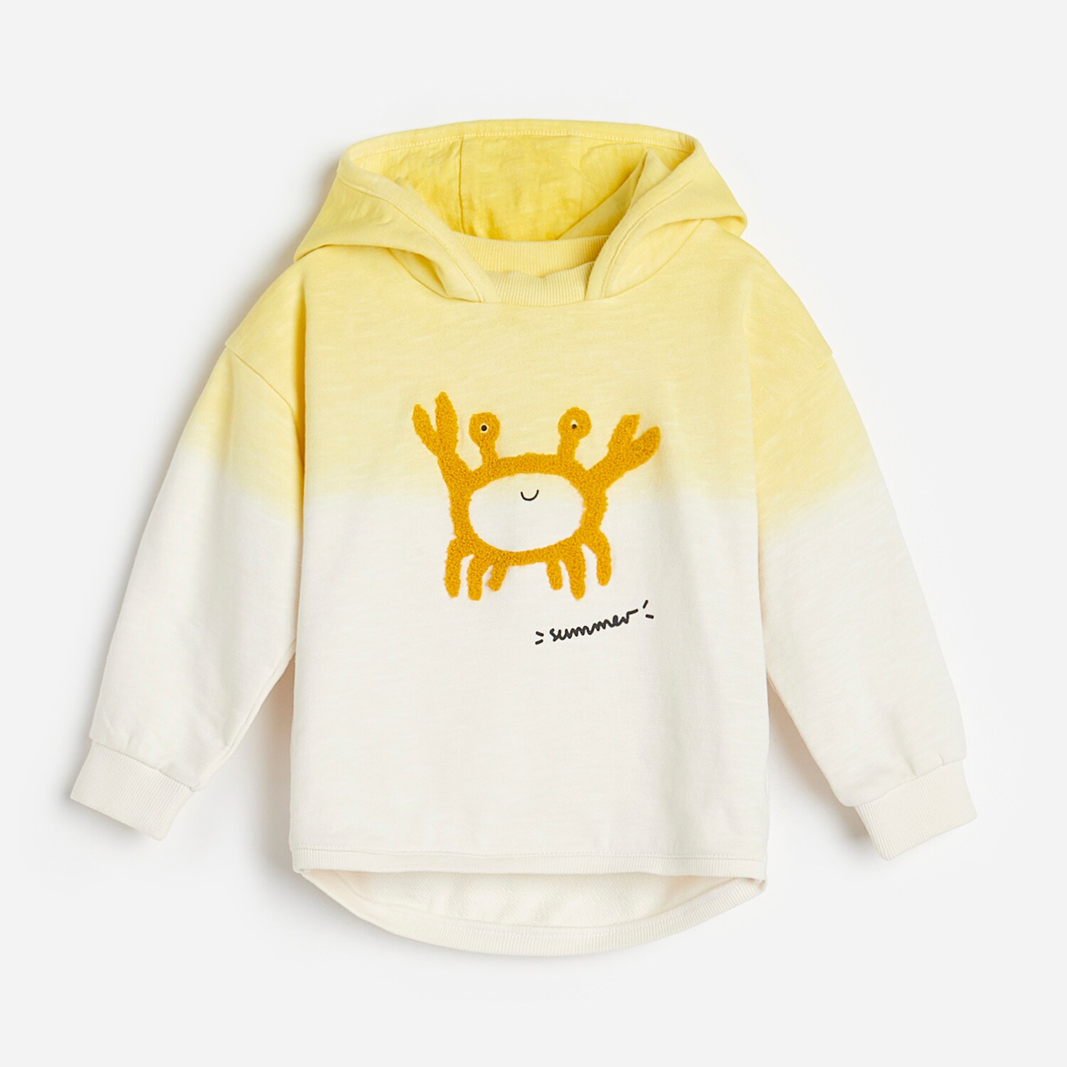 Tepláková mikina s kapucňou a aplikáciou