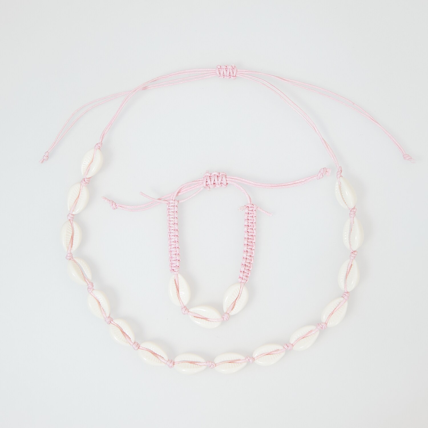 Náhrdelník a náramok s mušličkami