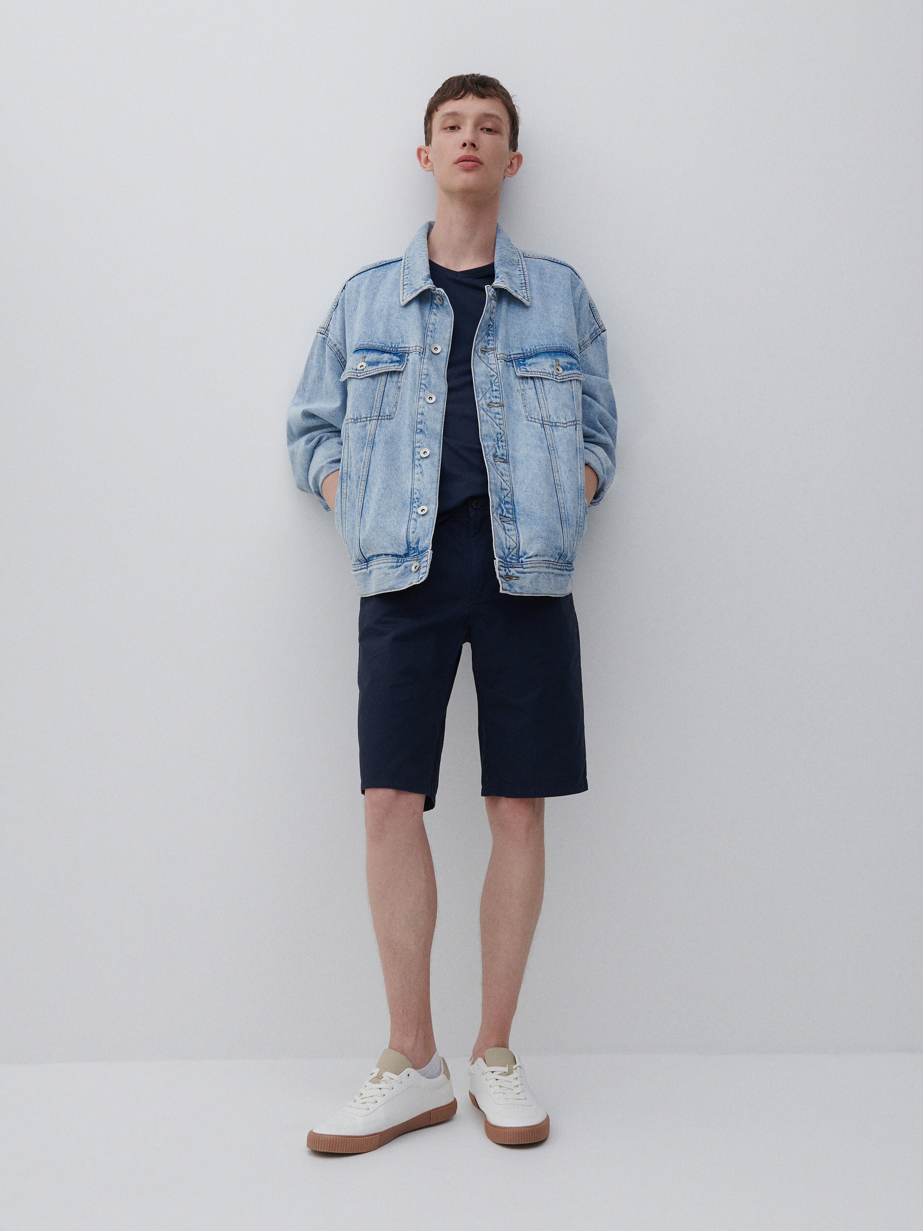 Bavlnené šortky klasického strihu