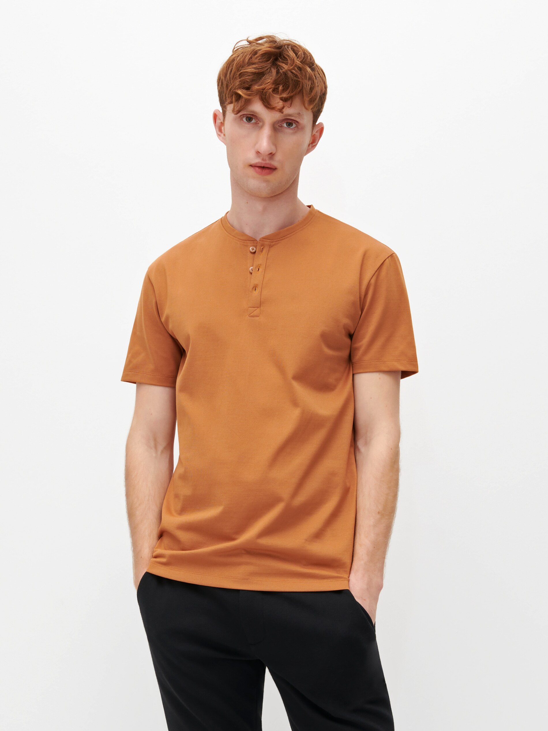 Štruktúrované tričko s dlhými rukávmi