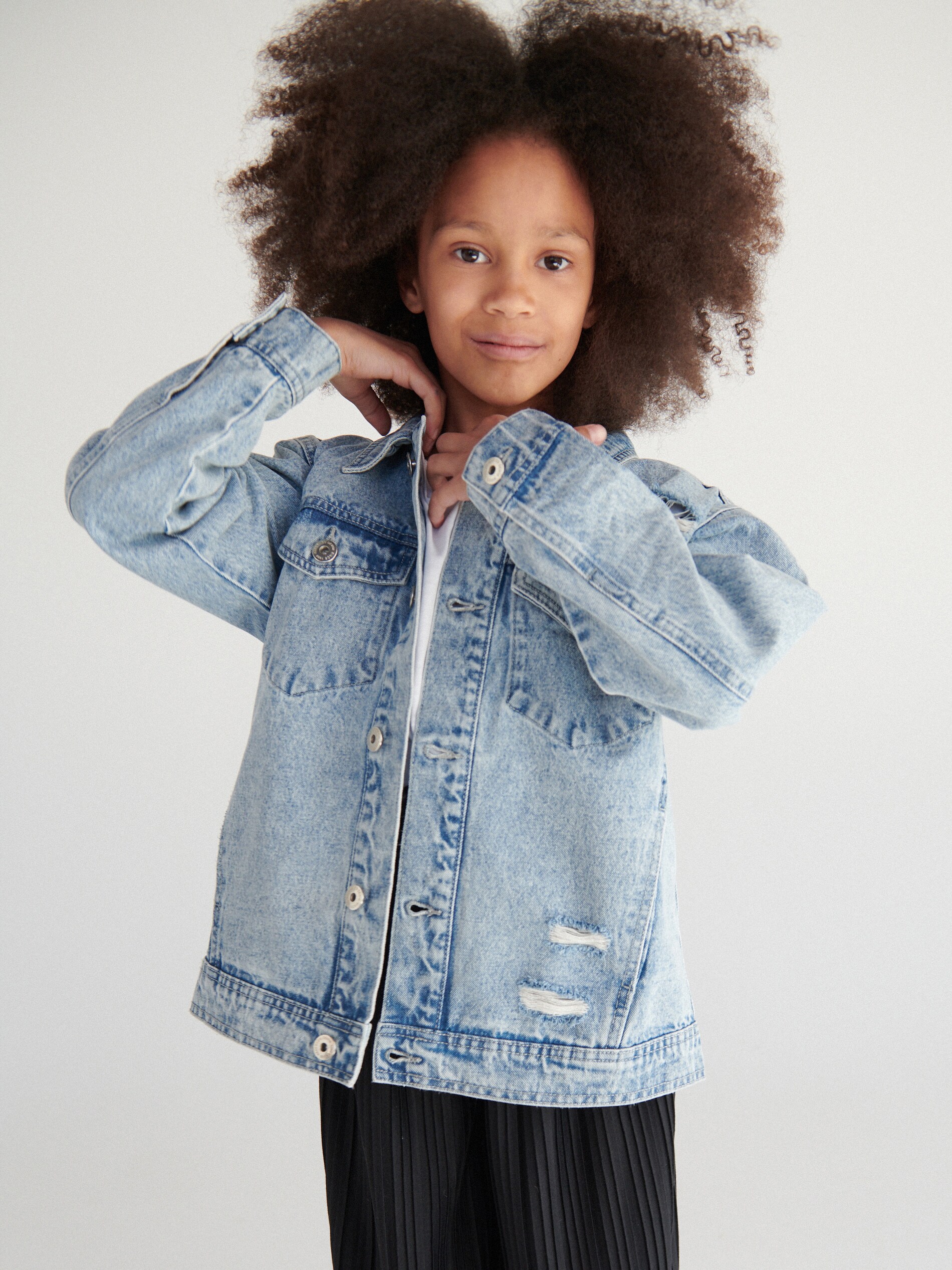 Oversize denimová bunda