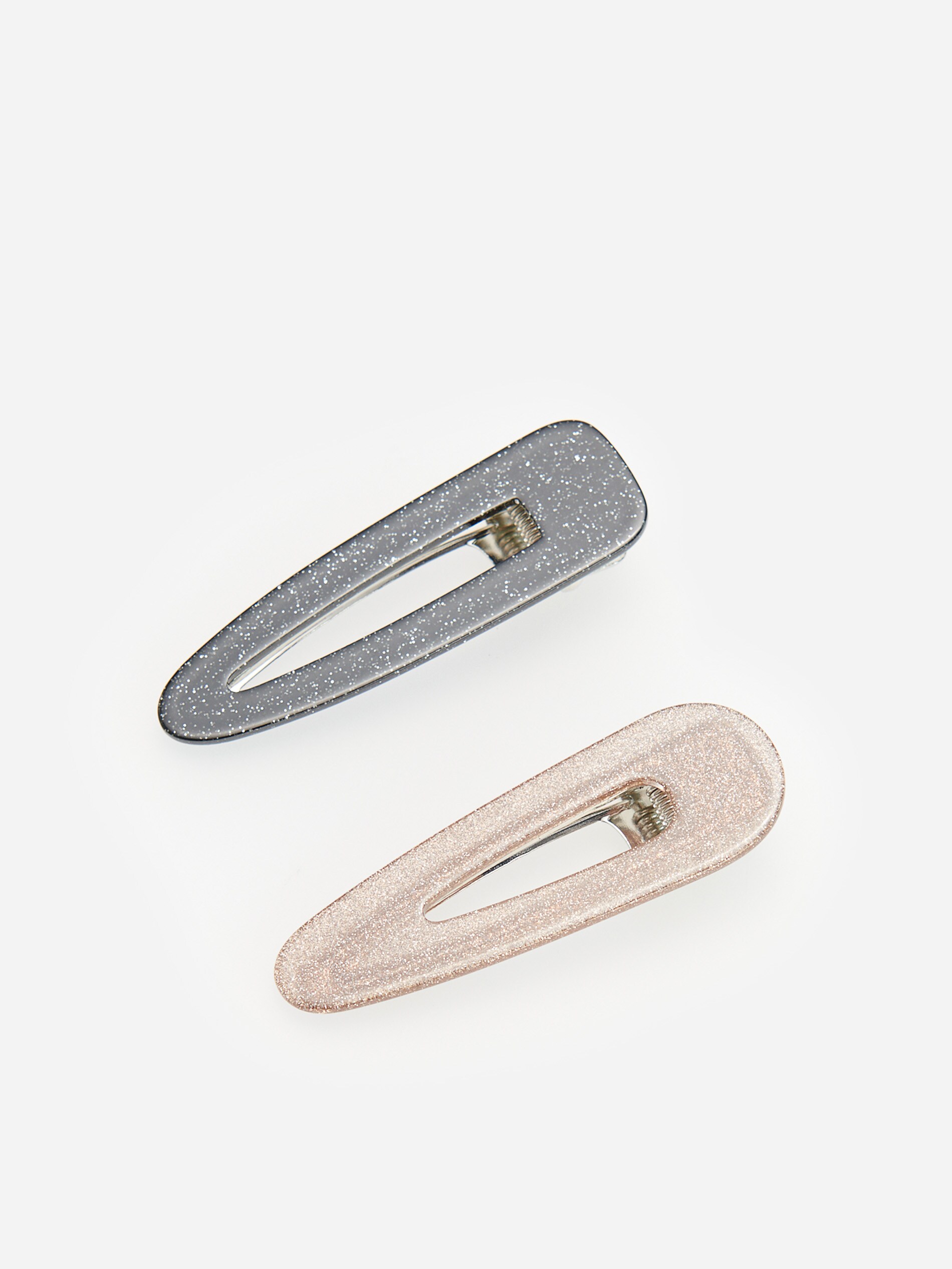 Súprava 2 trblietavých sponiek do vlasov