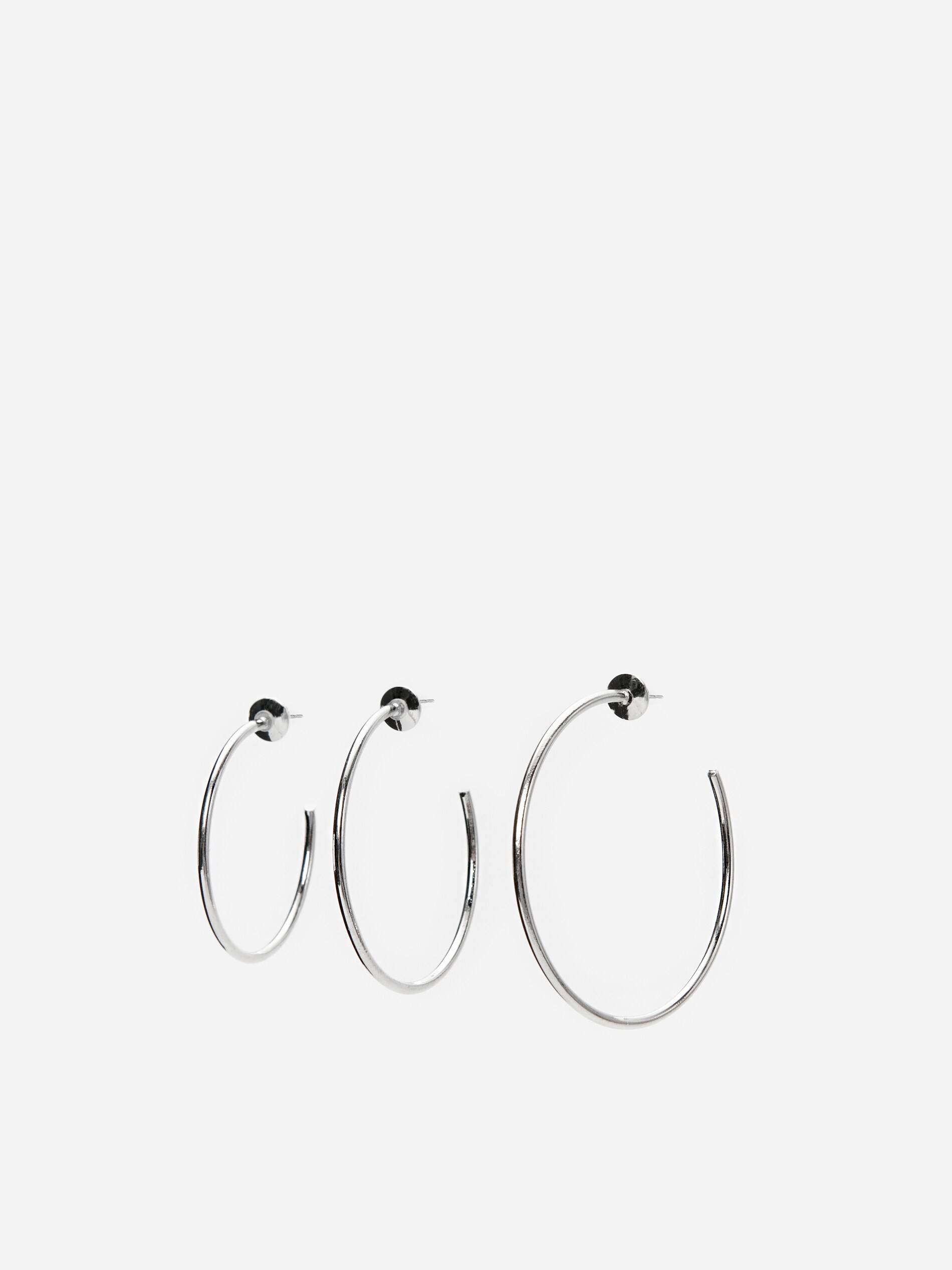 Súprava 3 párov kruhových náušníc