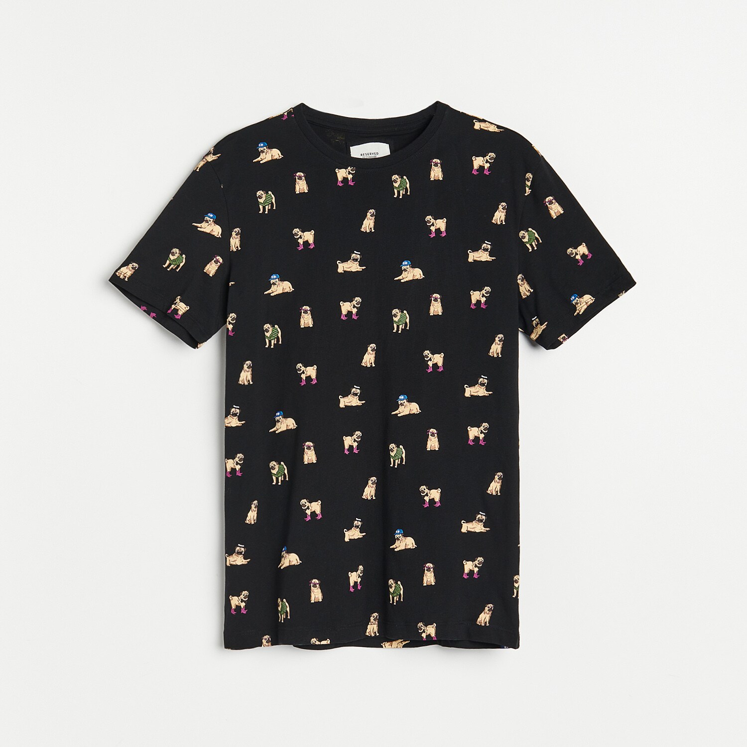 Tričko s mopslíkmi