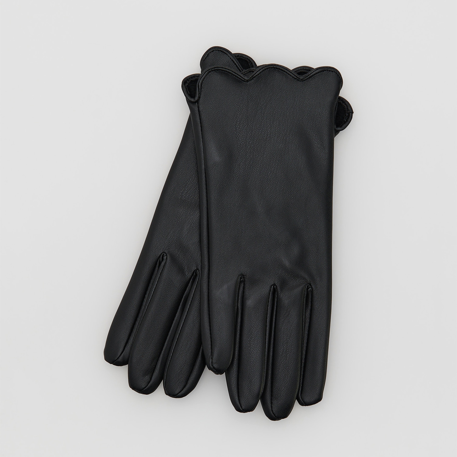 Reserved – Mănuși din piele ecologică – Negru Reserved imagine noua gjx.ro