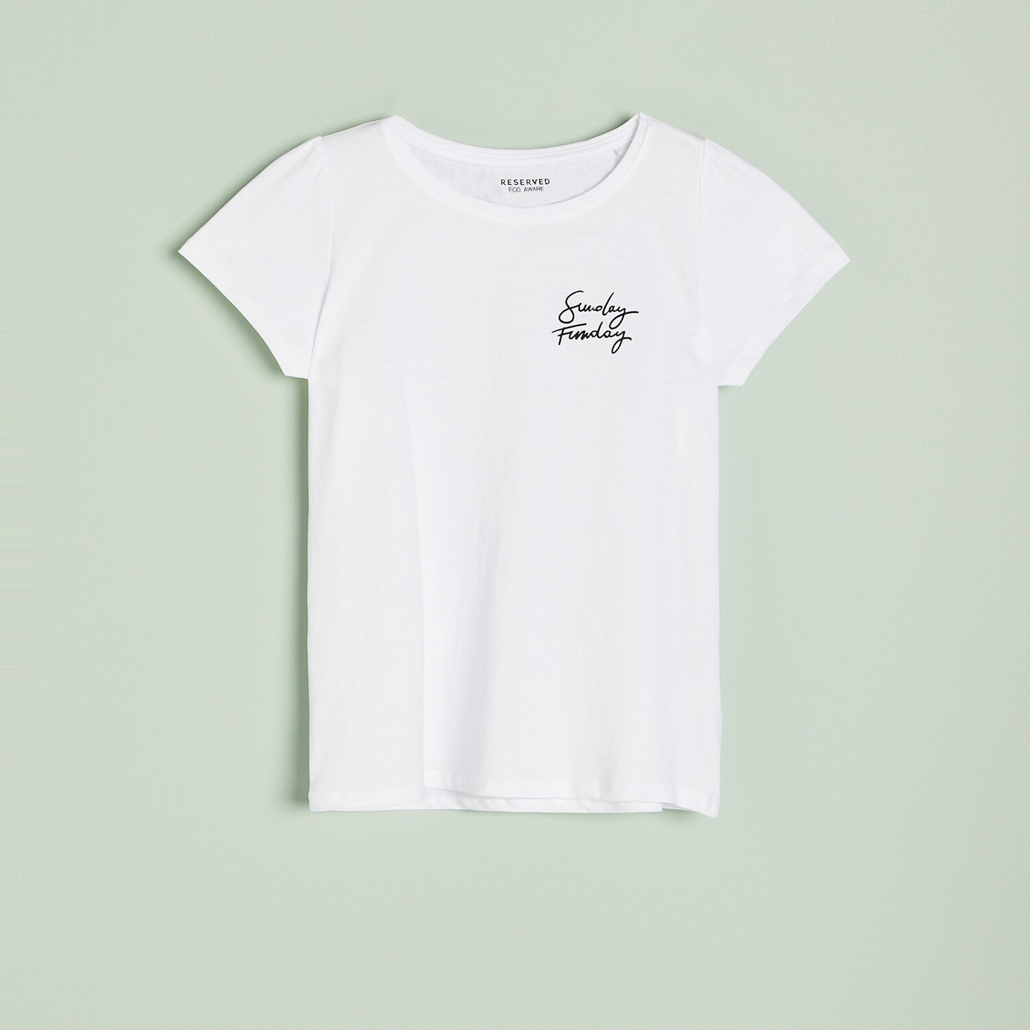 Bavlnené tričko s nápisom