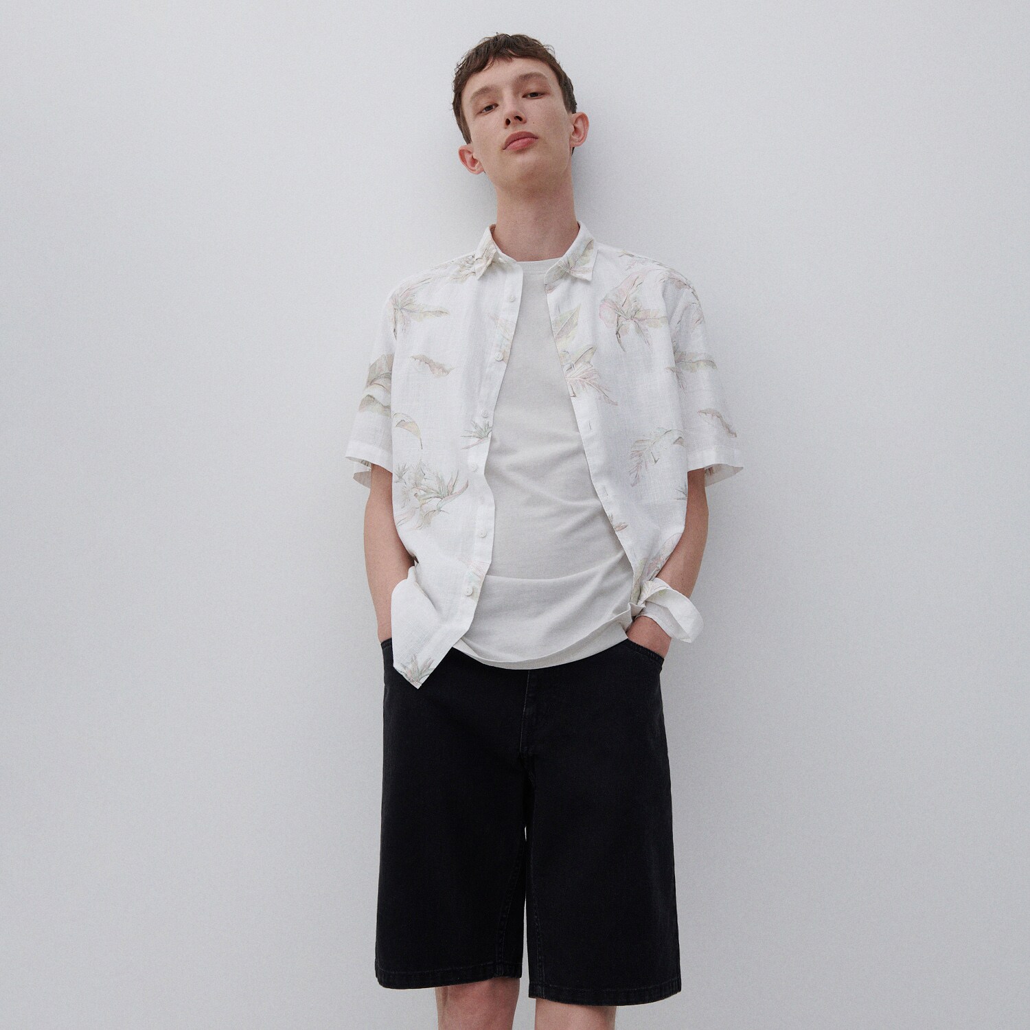 Denimové šortky klasického strihu