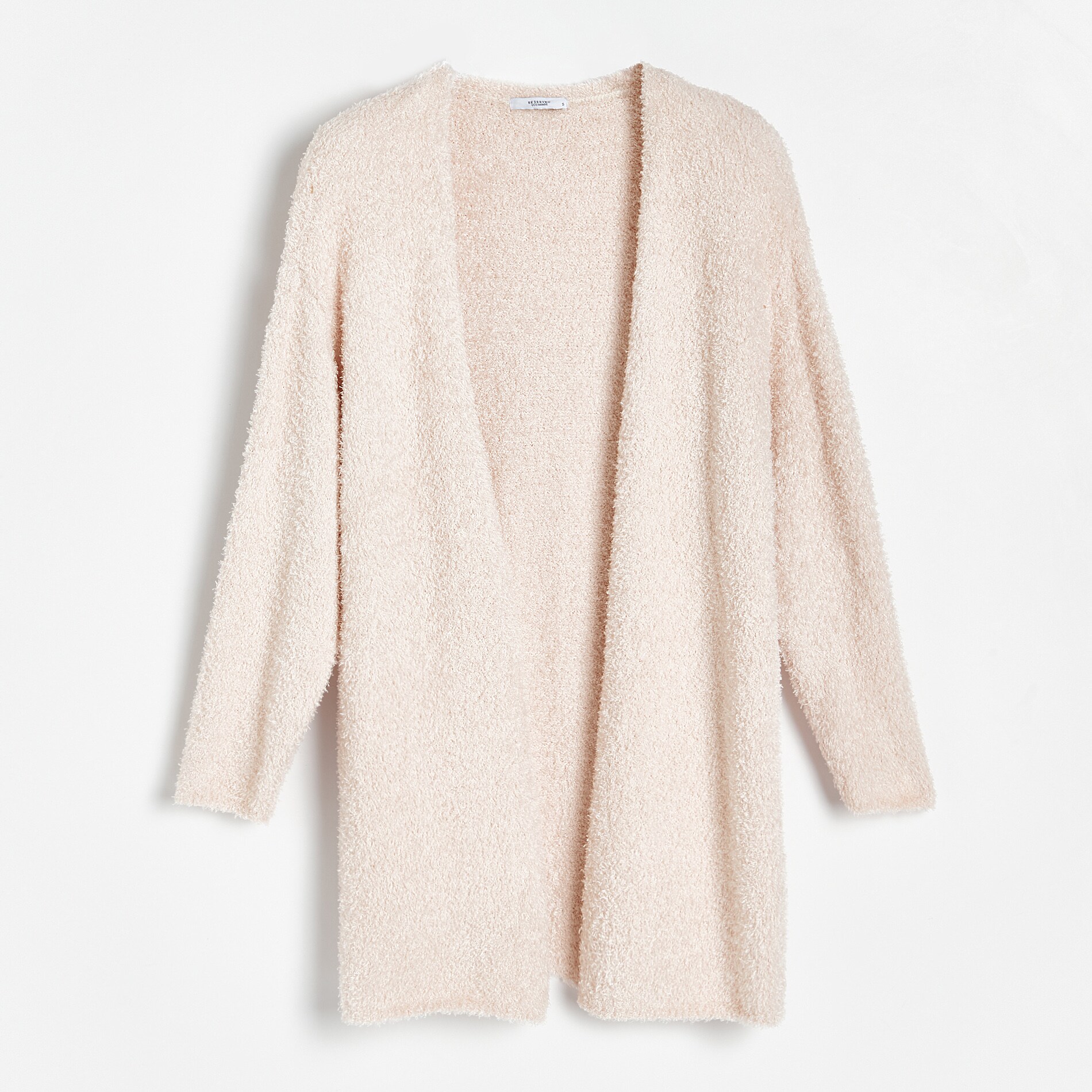 Kardigán z mäkkého úpletu