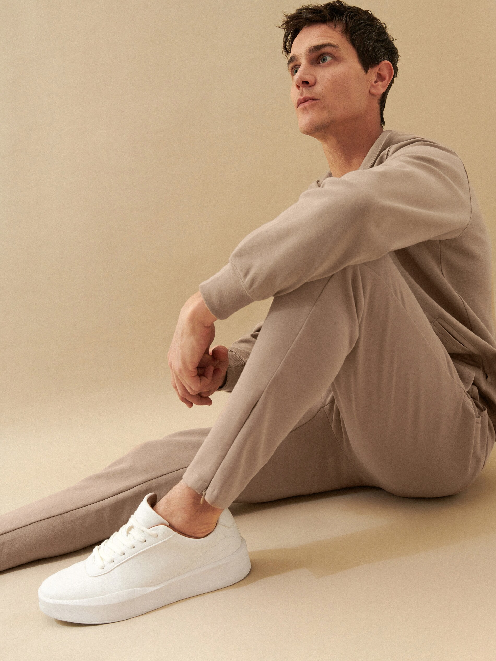 Basic úpletové nohavice