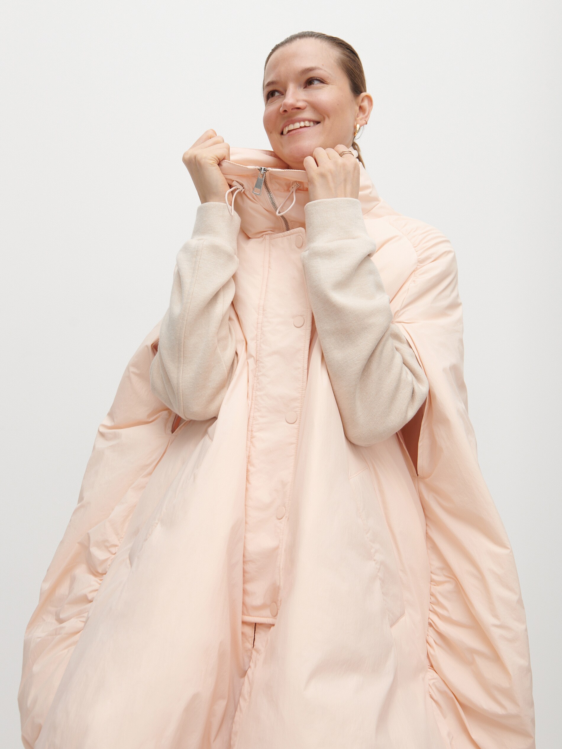 Pelerína z krešovej látky