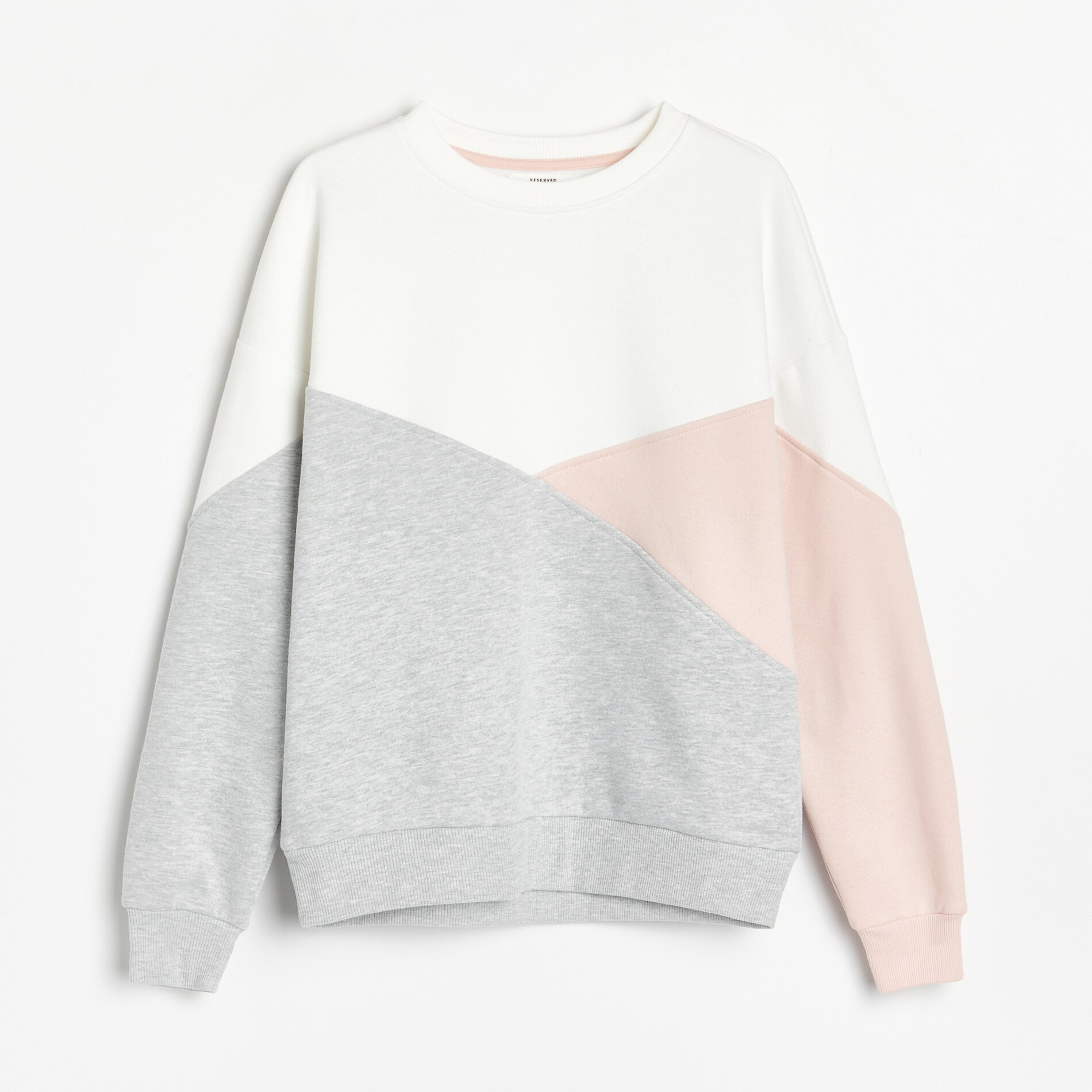 Viacfarebná mikina s kapucňou