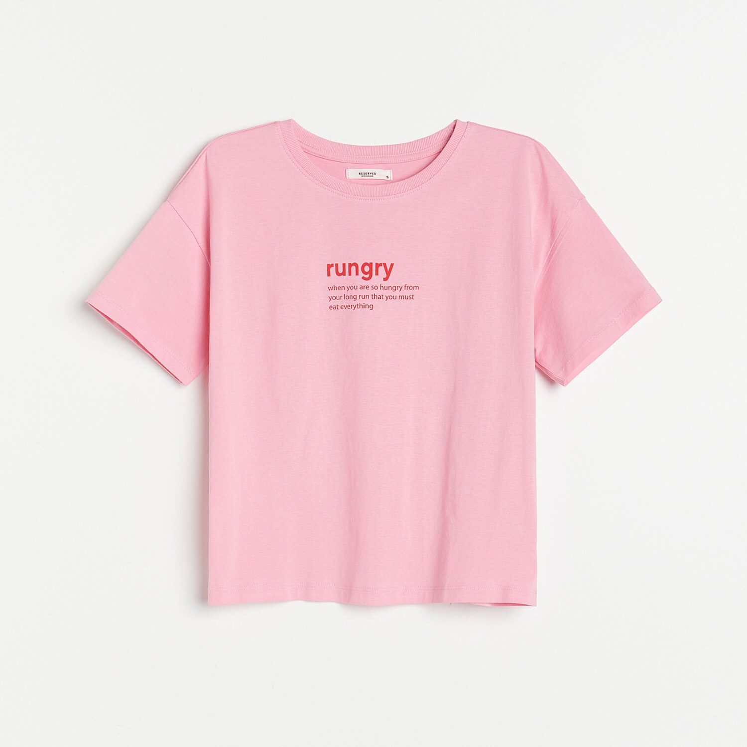 Bavlnené tričko s nápisom