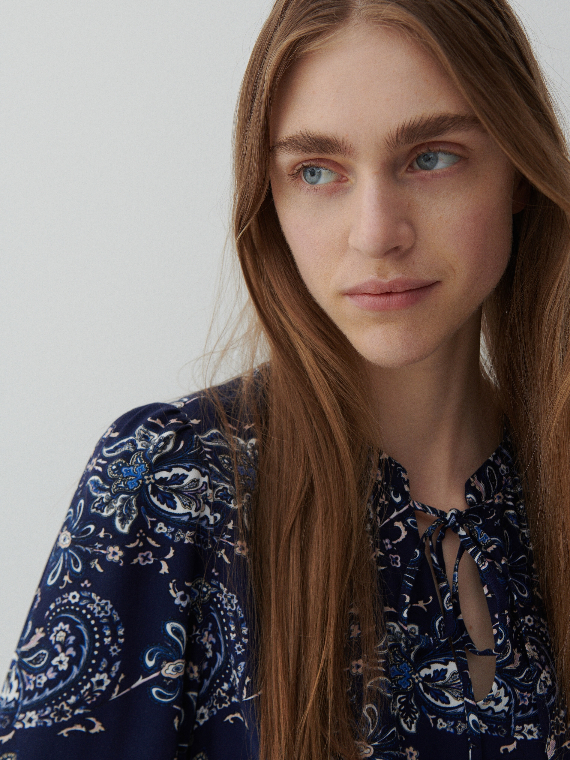 Vzorovaná blúzka EcoVero™