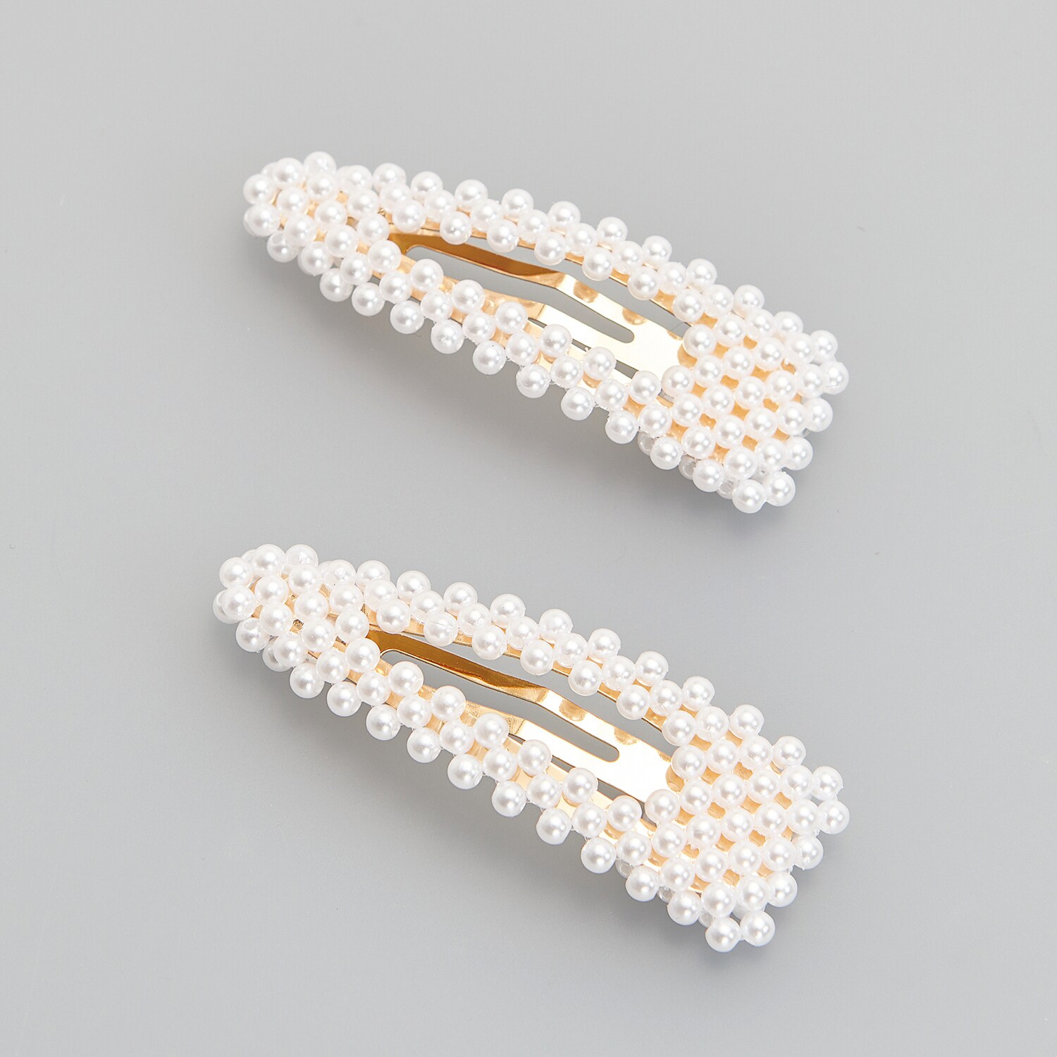 Súprava 2 sponiek do vlasov s umelými perlami