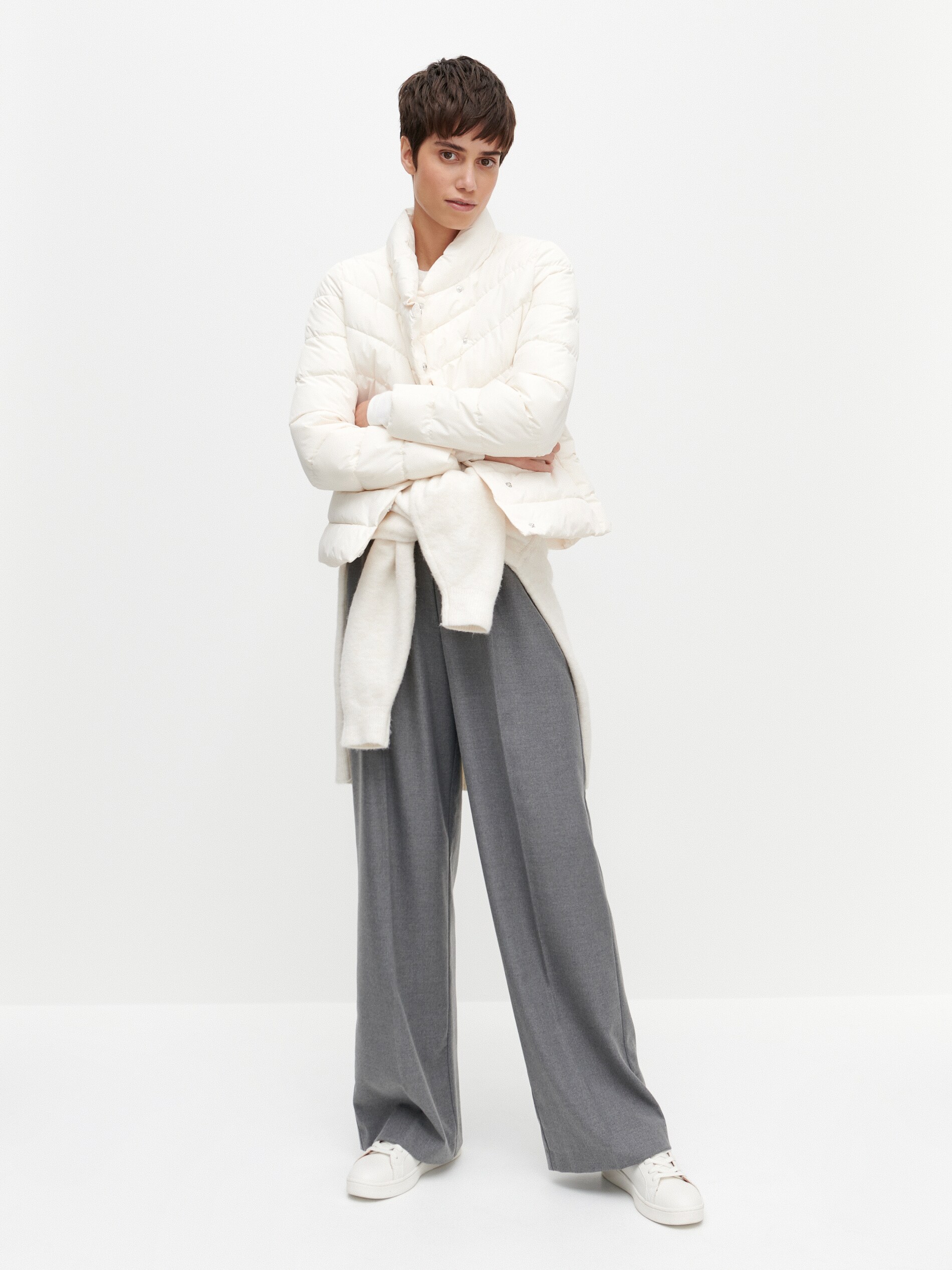 Prešívaná bunda so stojačikom