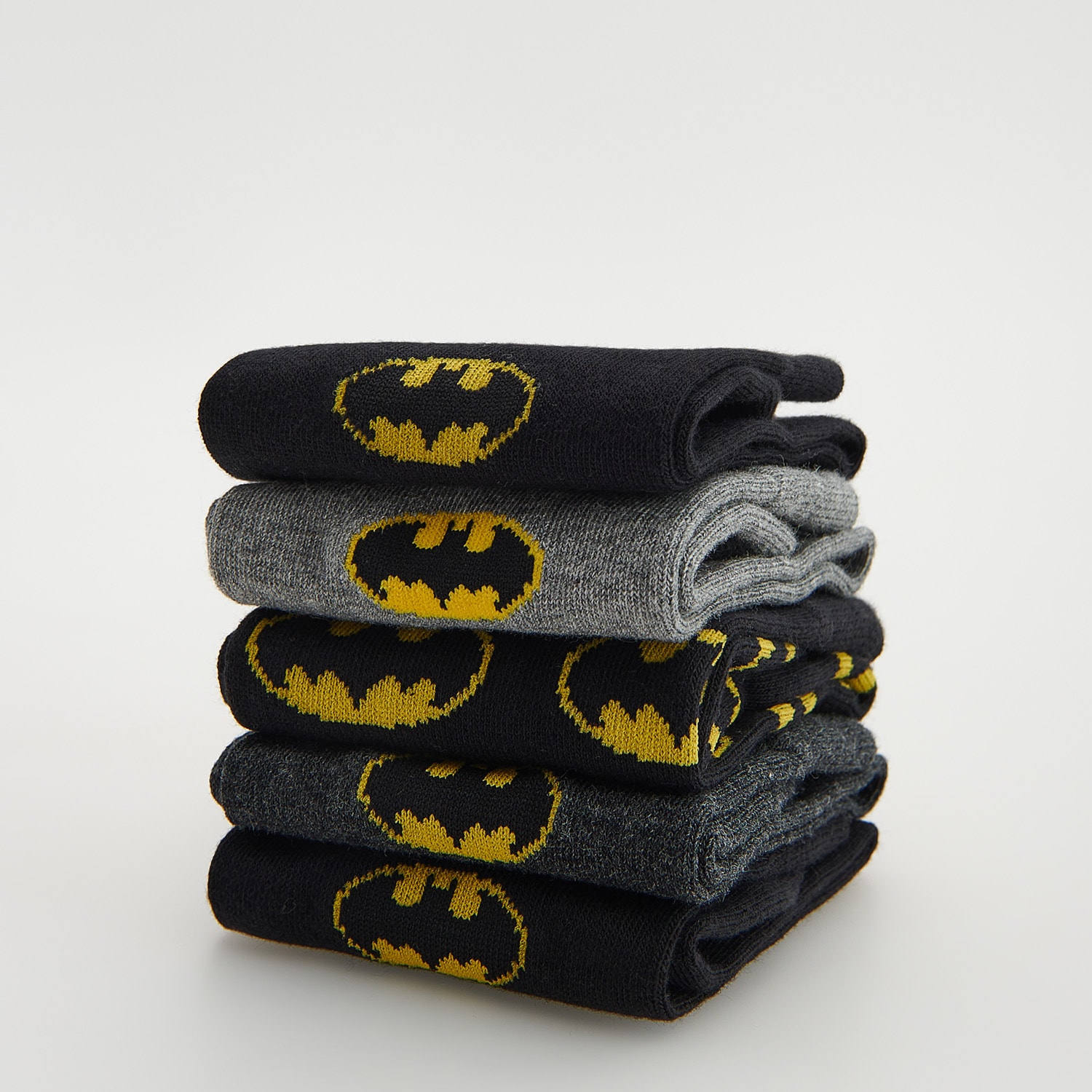 Reserved – Set de 5 perechi de șosete Batman – Negru Reserved imagine noua gjx.ro