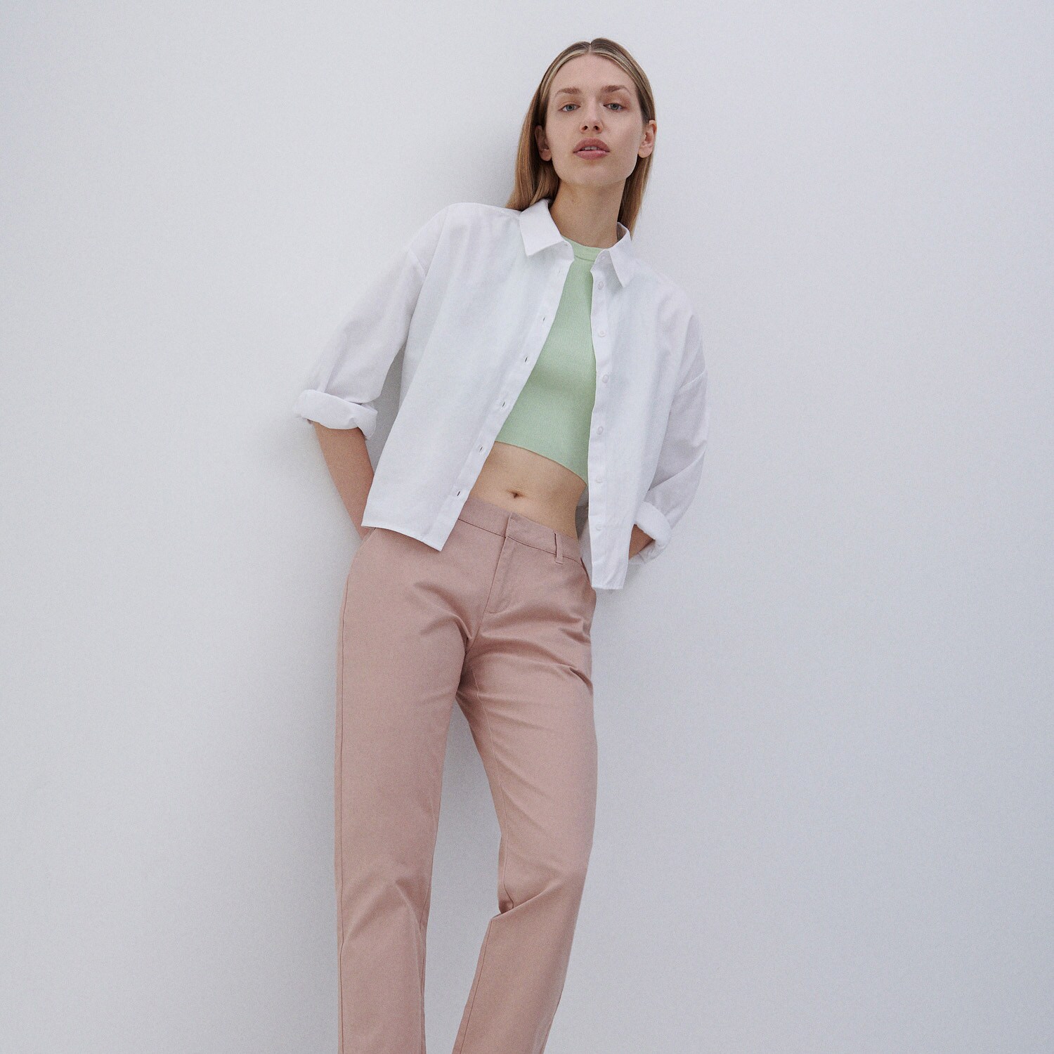 Chino nohavice s opaskom