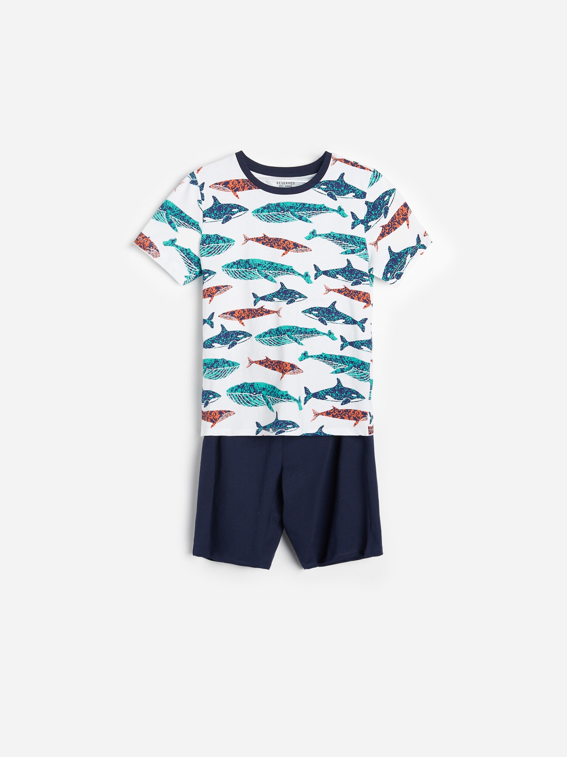 Dvojdielne pyžamo so šortkami