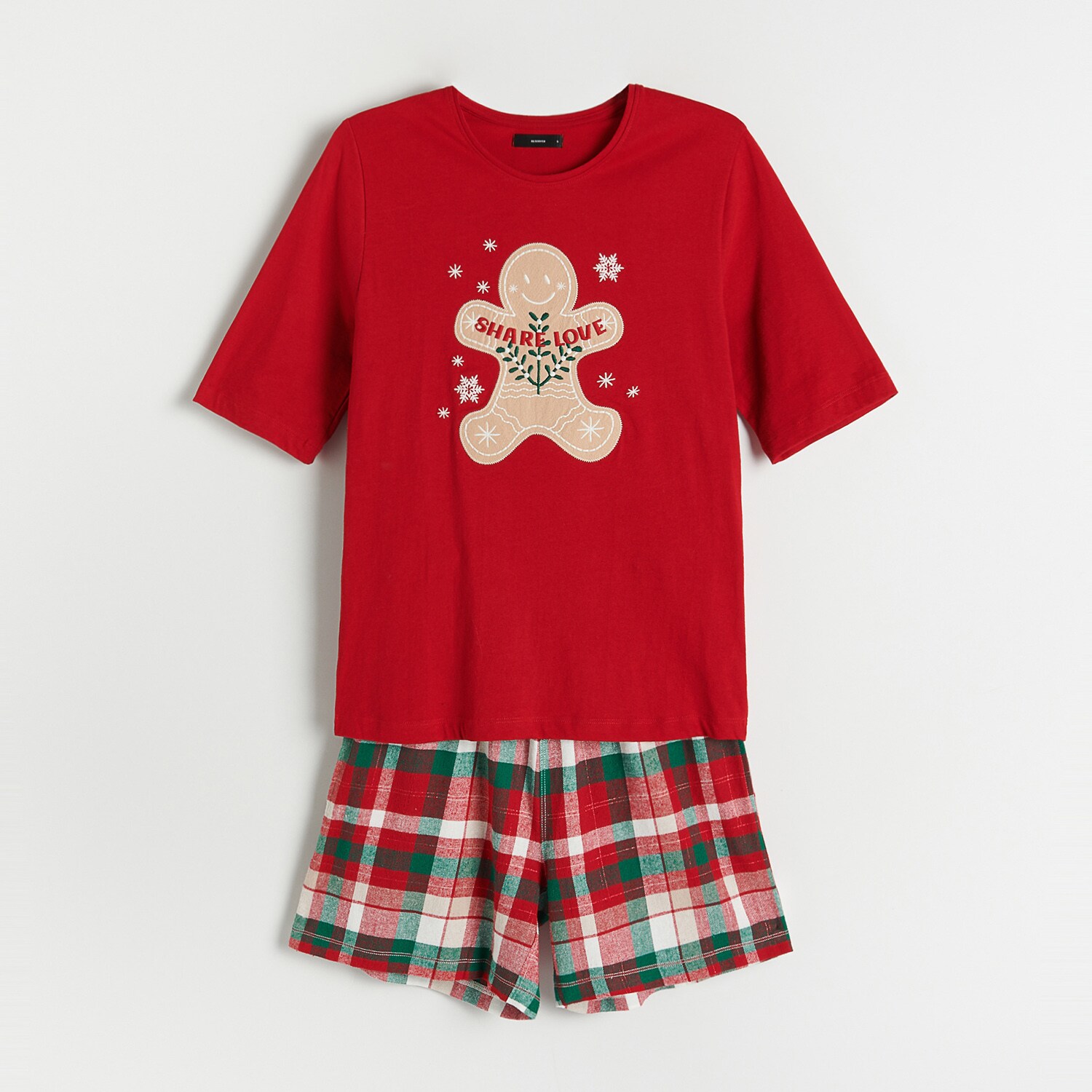Reserved – Pijama de Crăciun, cu Grinch – Roșu Reserved imagine noua gjx.ro