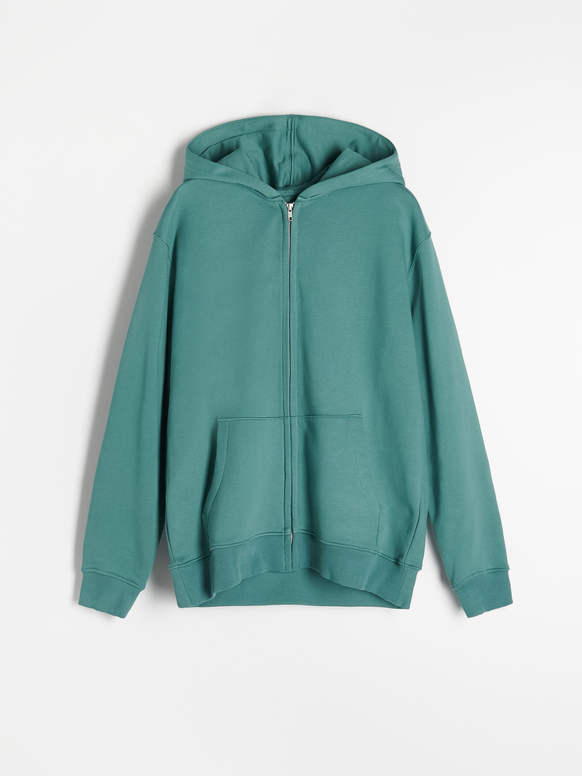 Mikina na zips s kapucňou z organickej bavlny