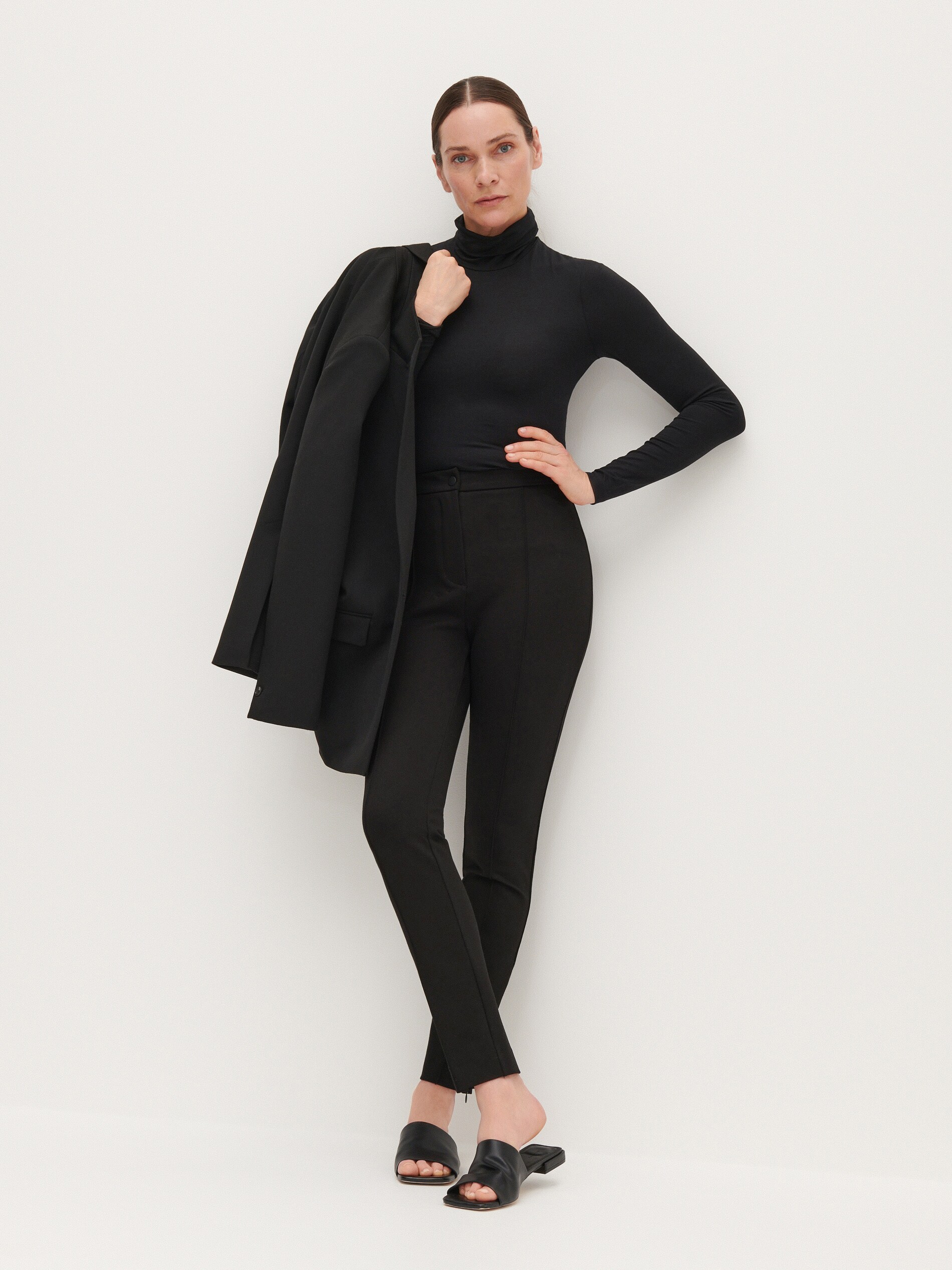 Rolákový sveter z lyocellu značky Tencel™ PREMIUM