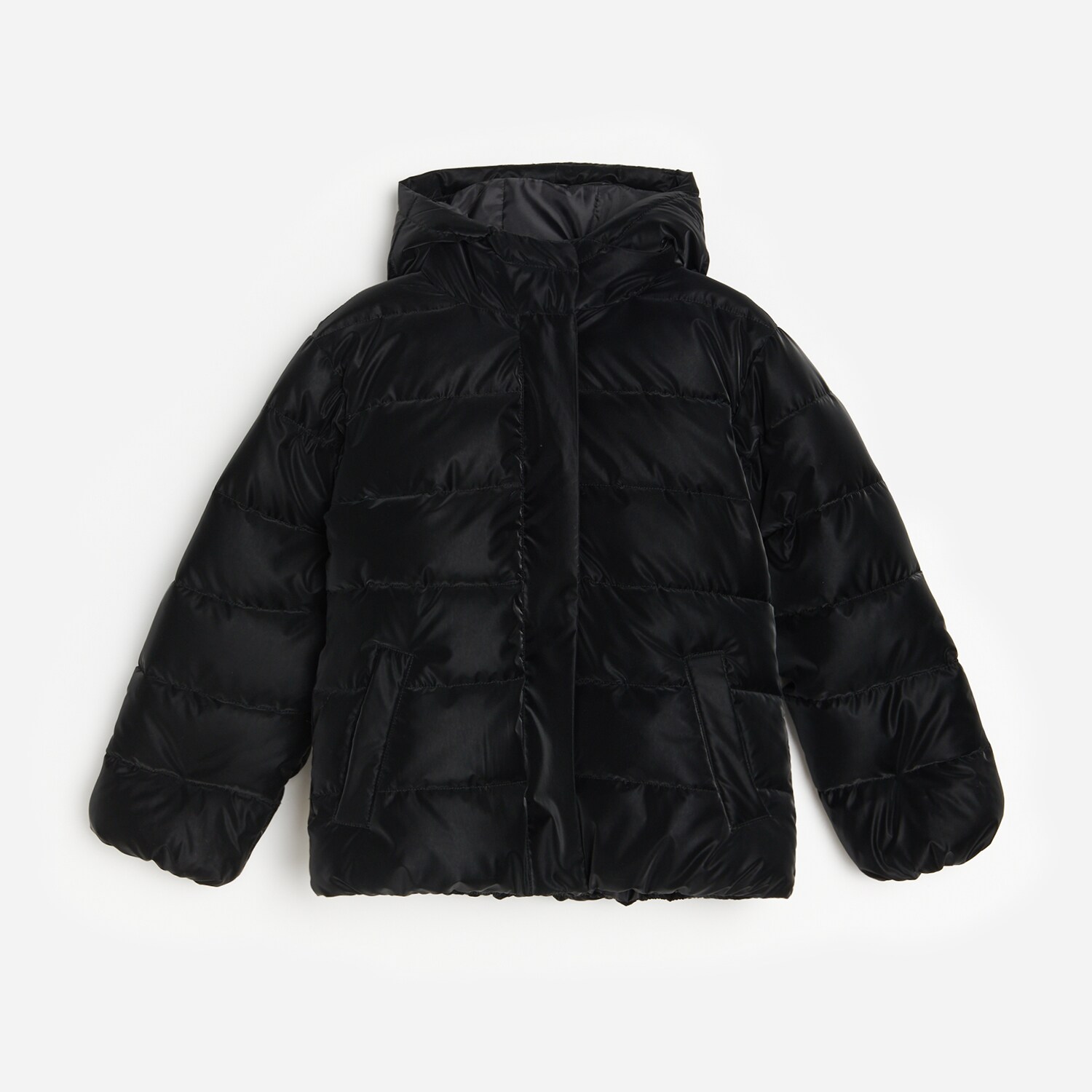 Prešívaná bunda s kapucňou