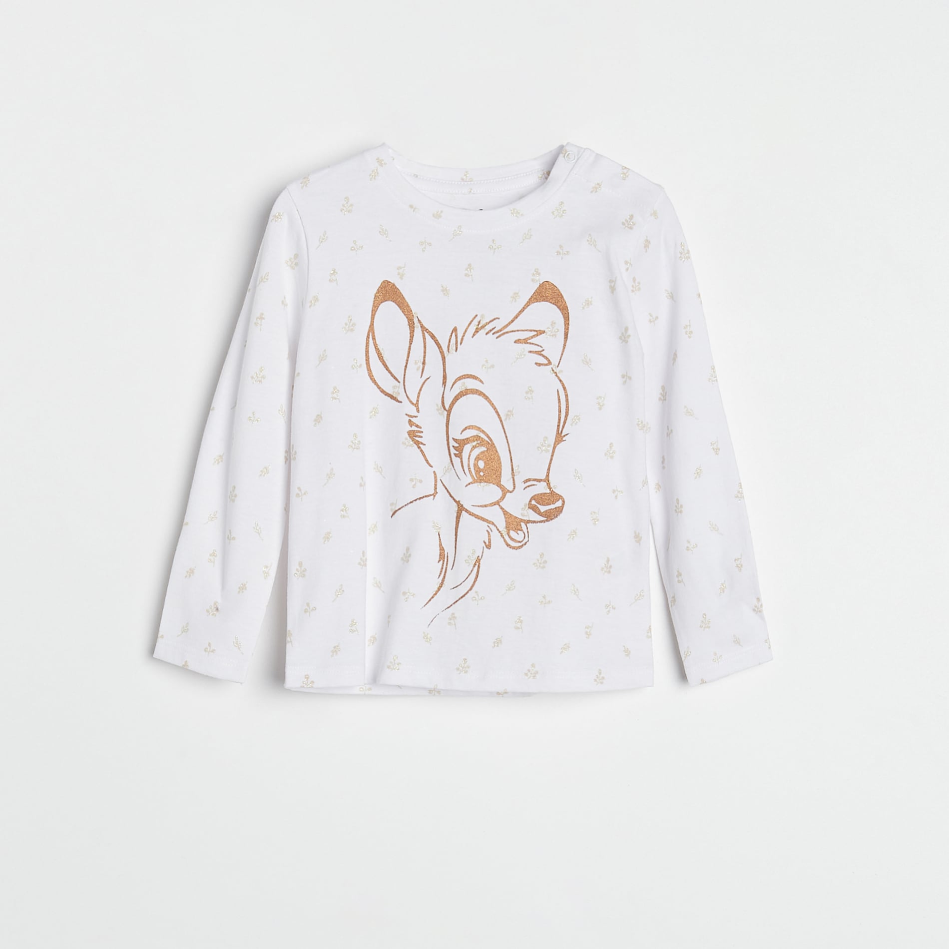 Reserved – Bluză Bambi din bumbac – Ivory Reserved imagine noua gjx.ro