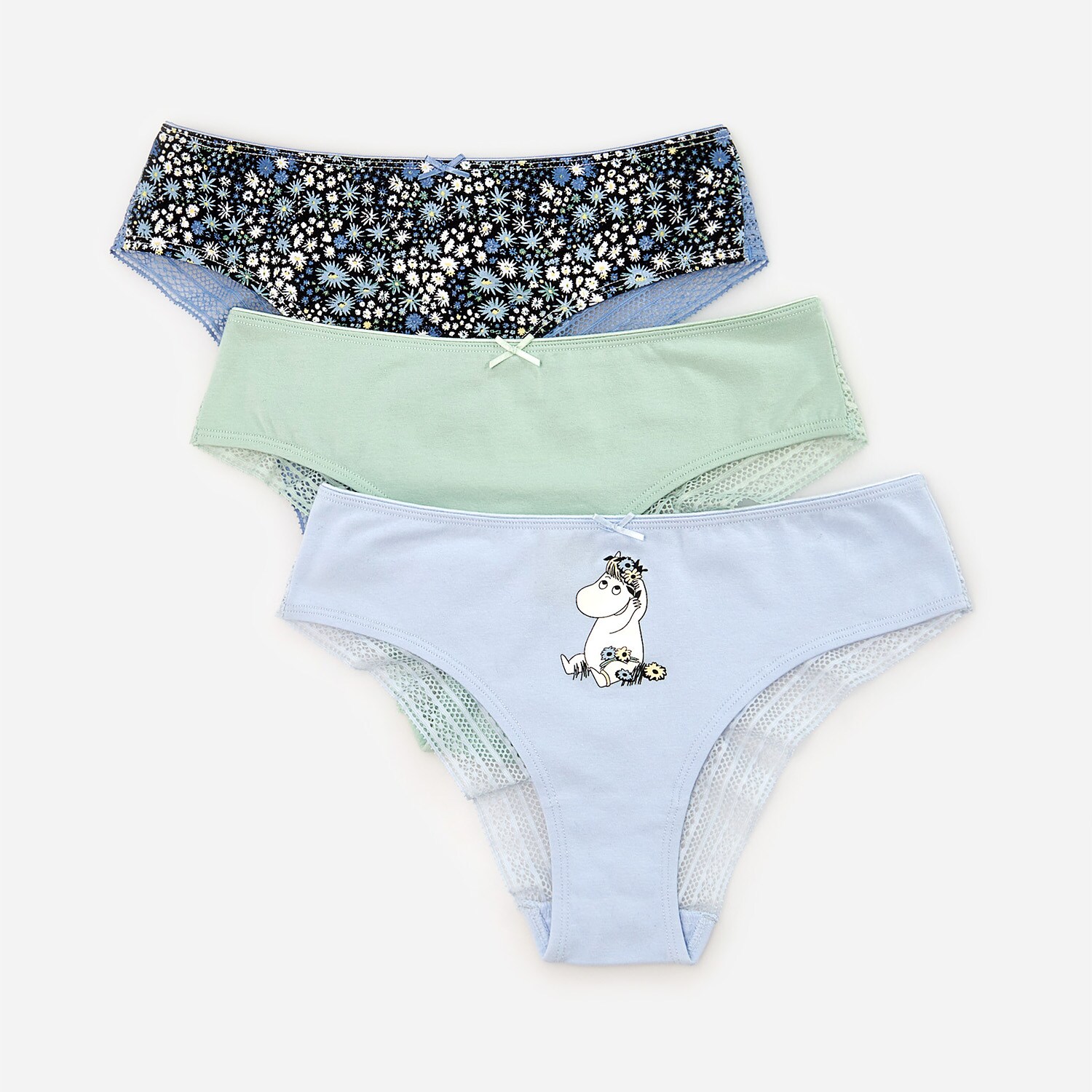 Súprava 3 nohavičiek The Moomins