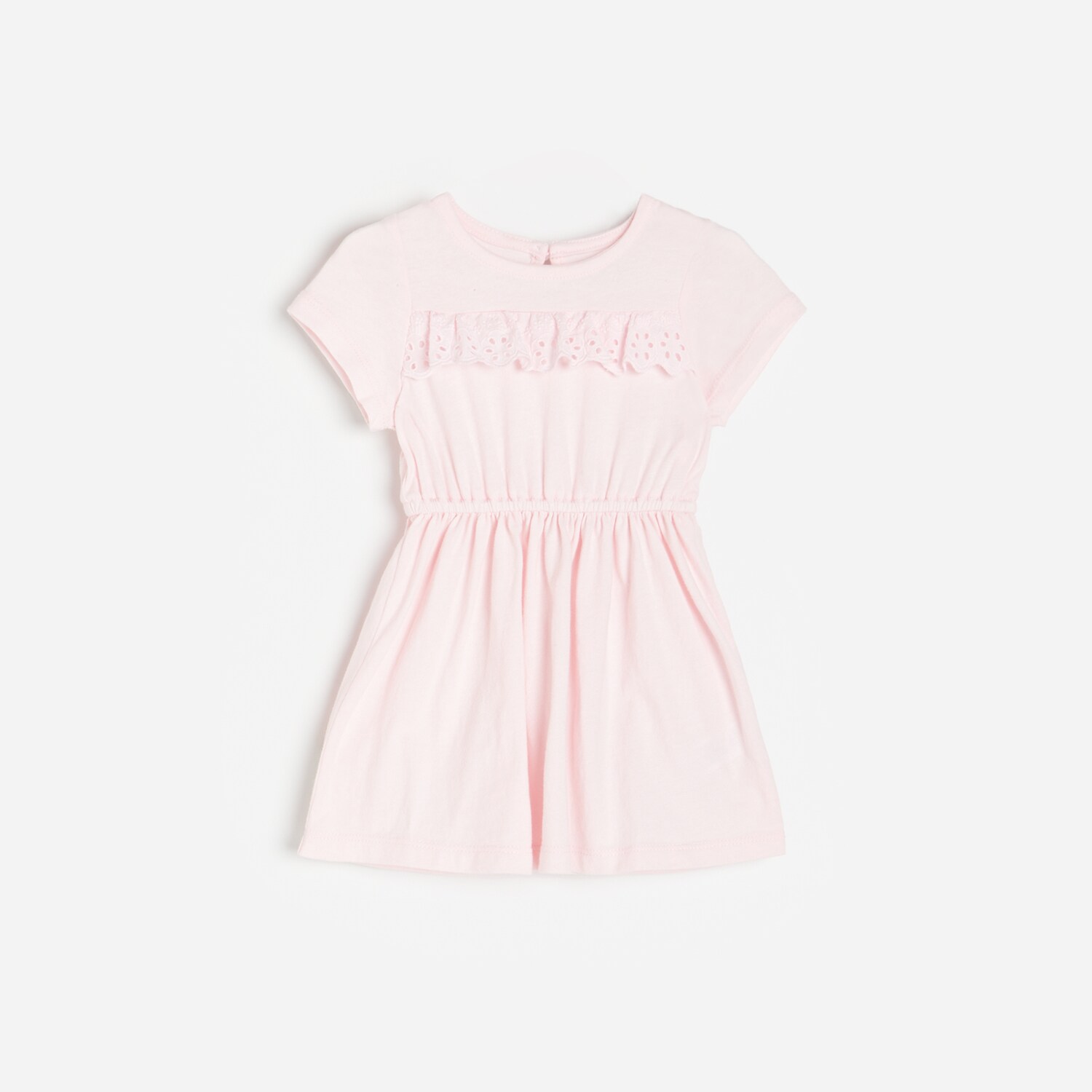 Šaty s anglickou výšivkou