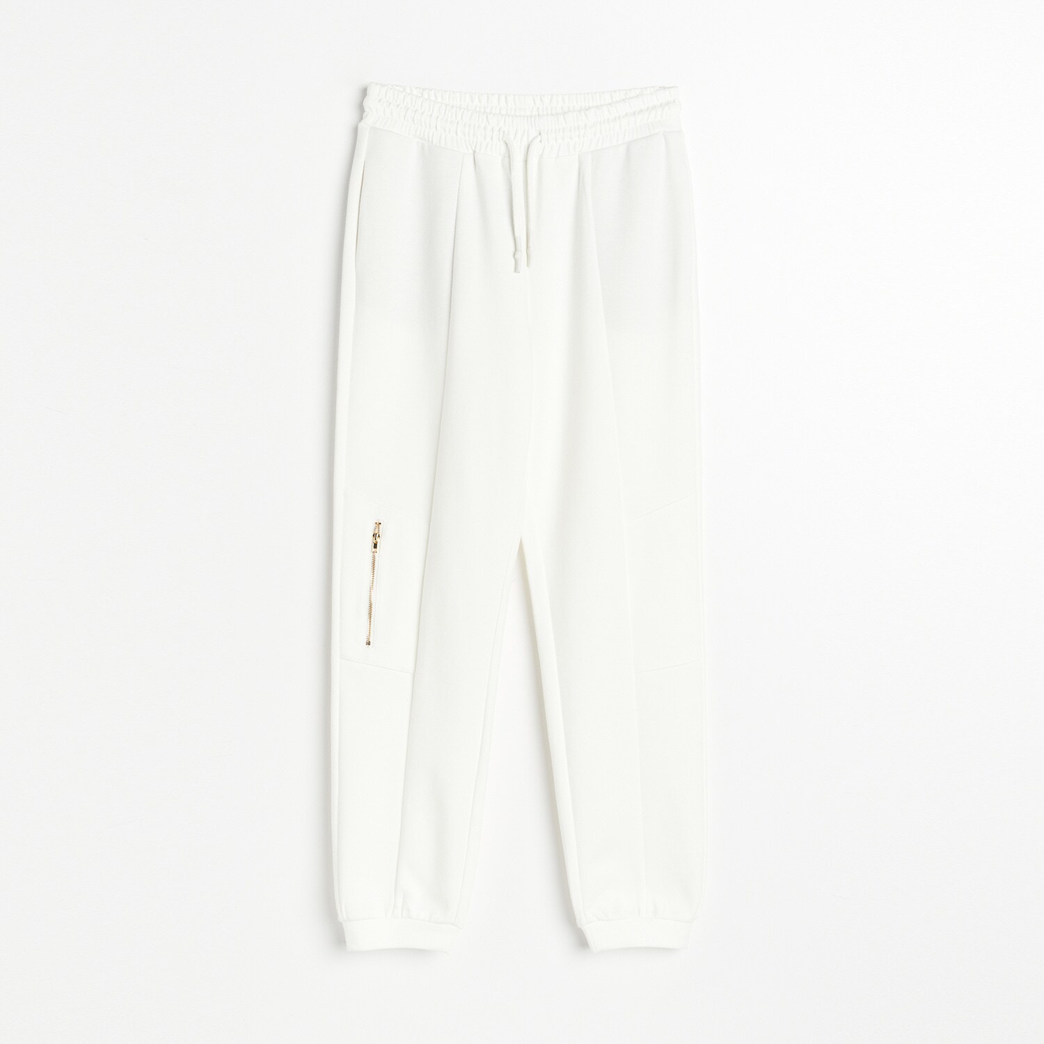 Úpletové nohavice s elastickým pásom